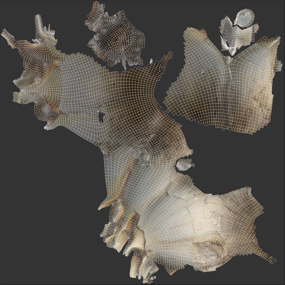 Garlic and a clove of garlic Low-poly 3D model_8