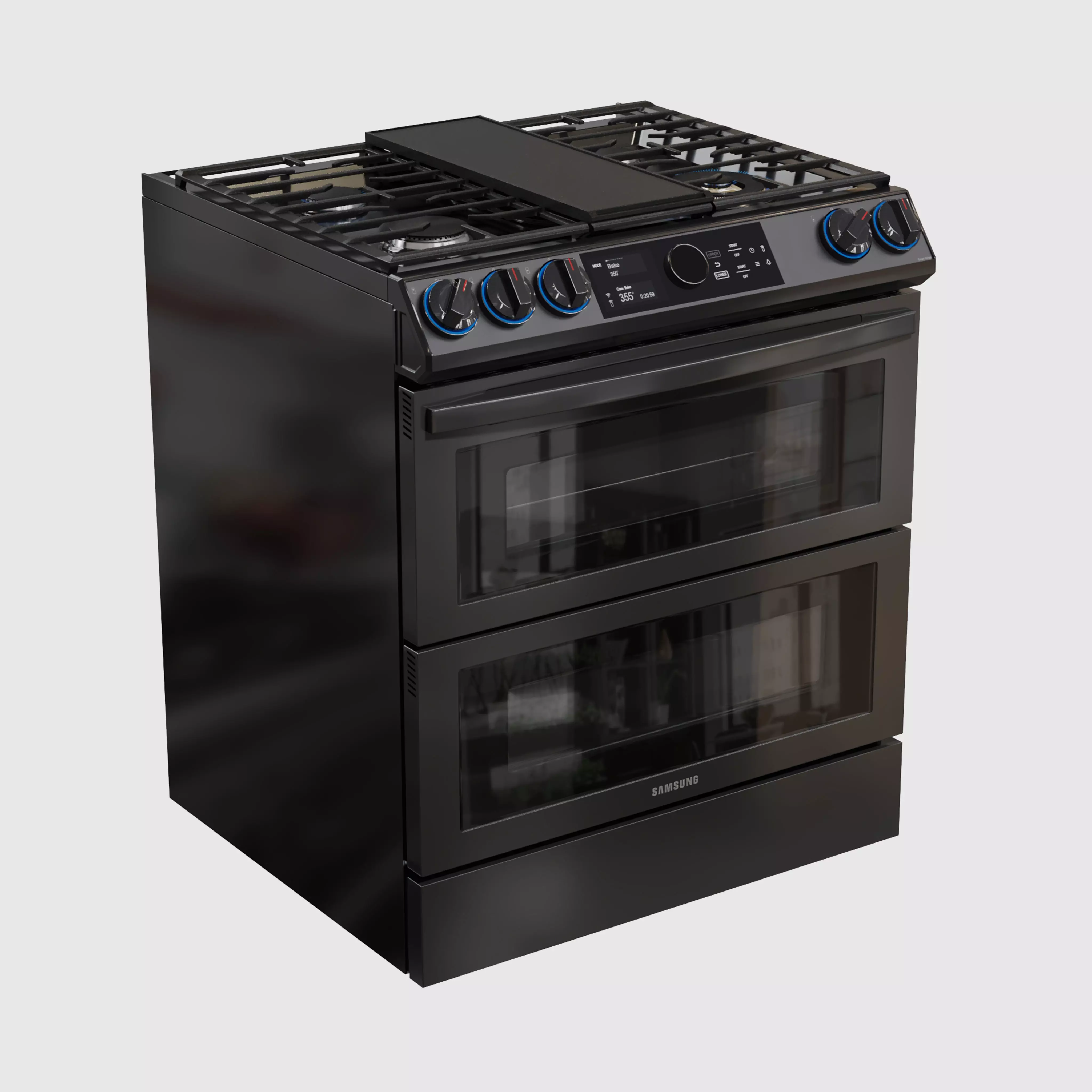 Dual Fuel Range Samsung 3D model_0