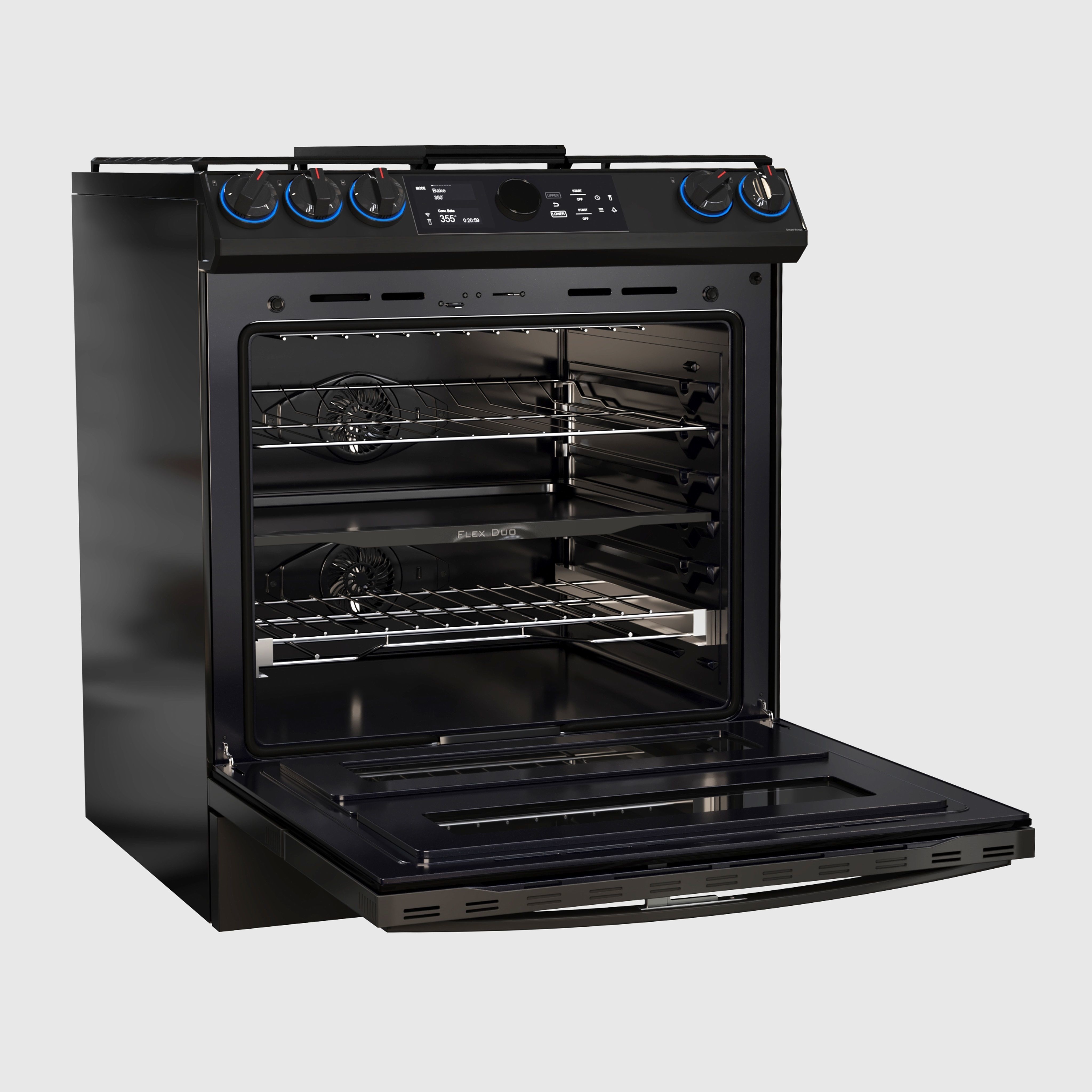 Dual Fuel Range Samsung 3D model_3