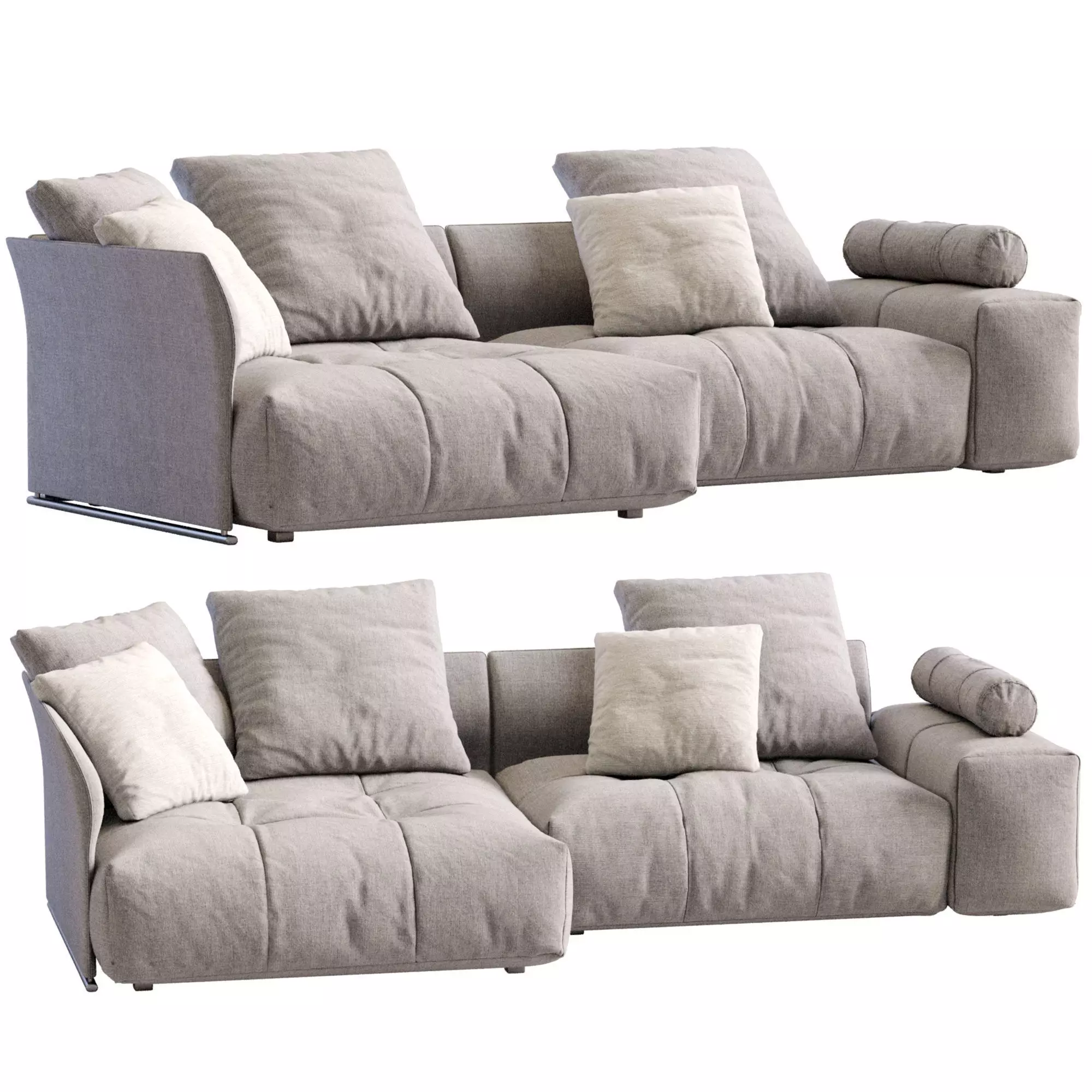 Sofa Pixel By Saba 3D model_0