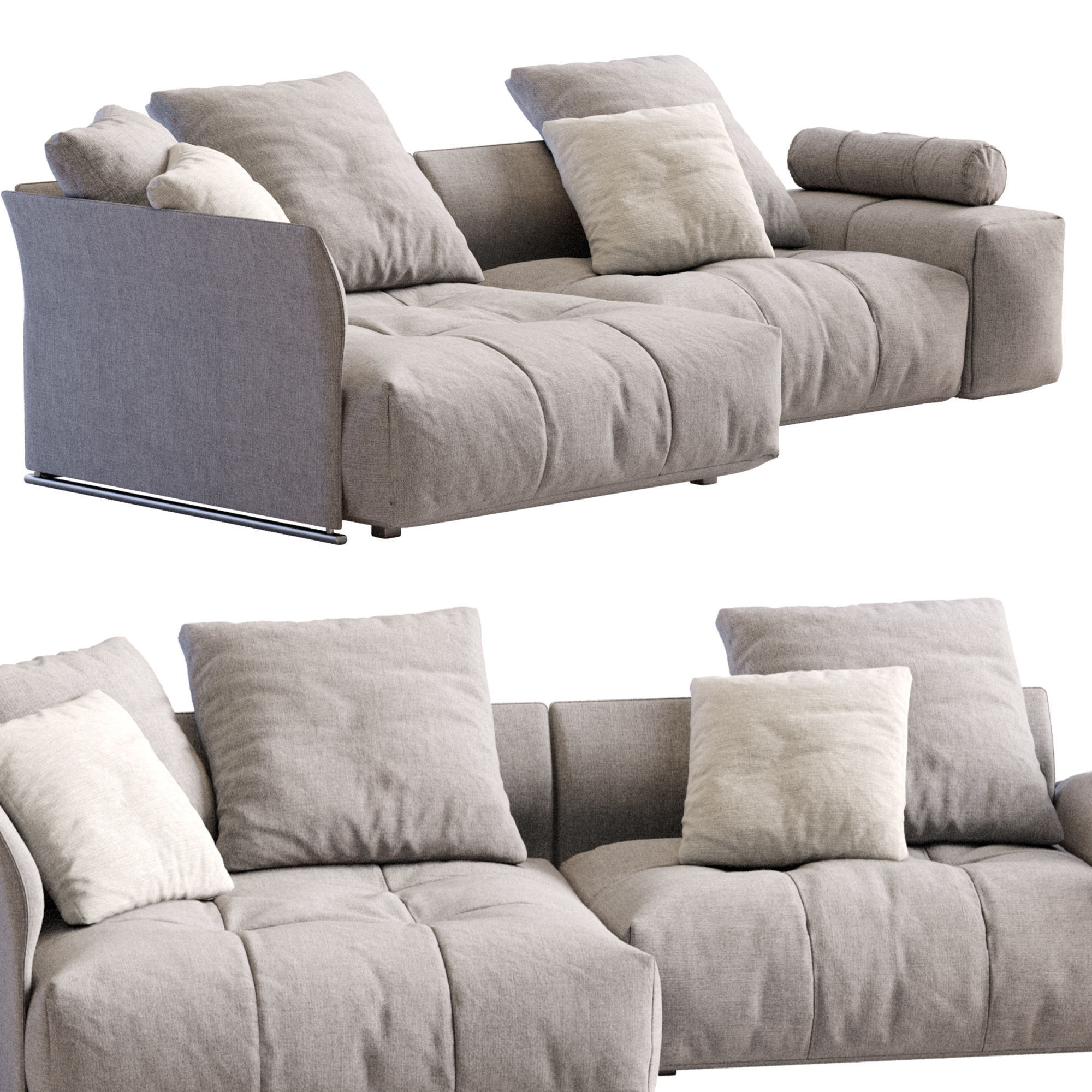 Sofa Pixel By Saba 3D model_1