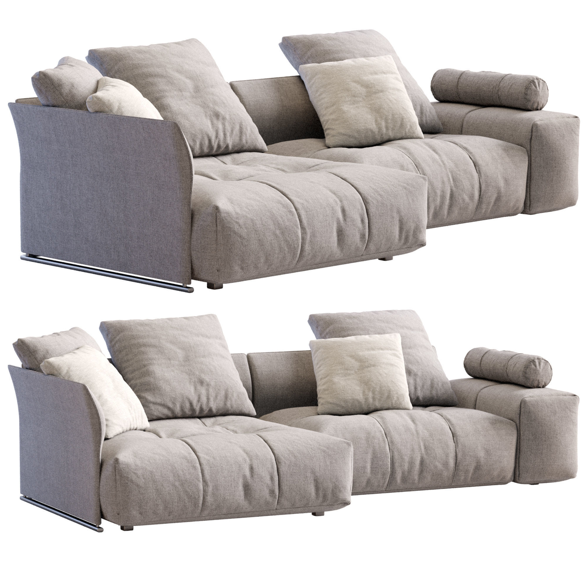 Sofa Pixel By Saba 3D model_2