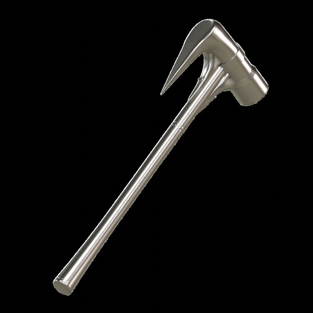 Beskar Hammer 3D print model_1