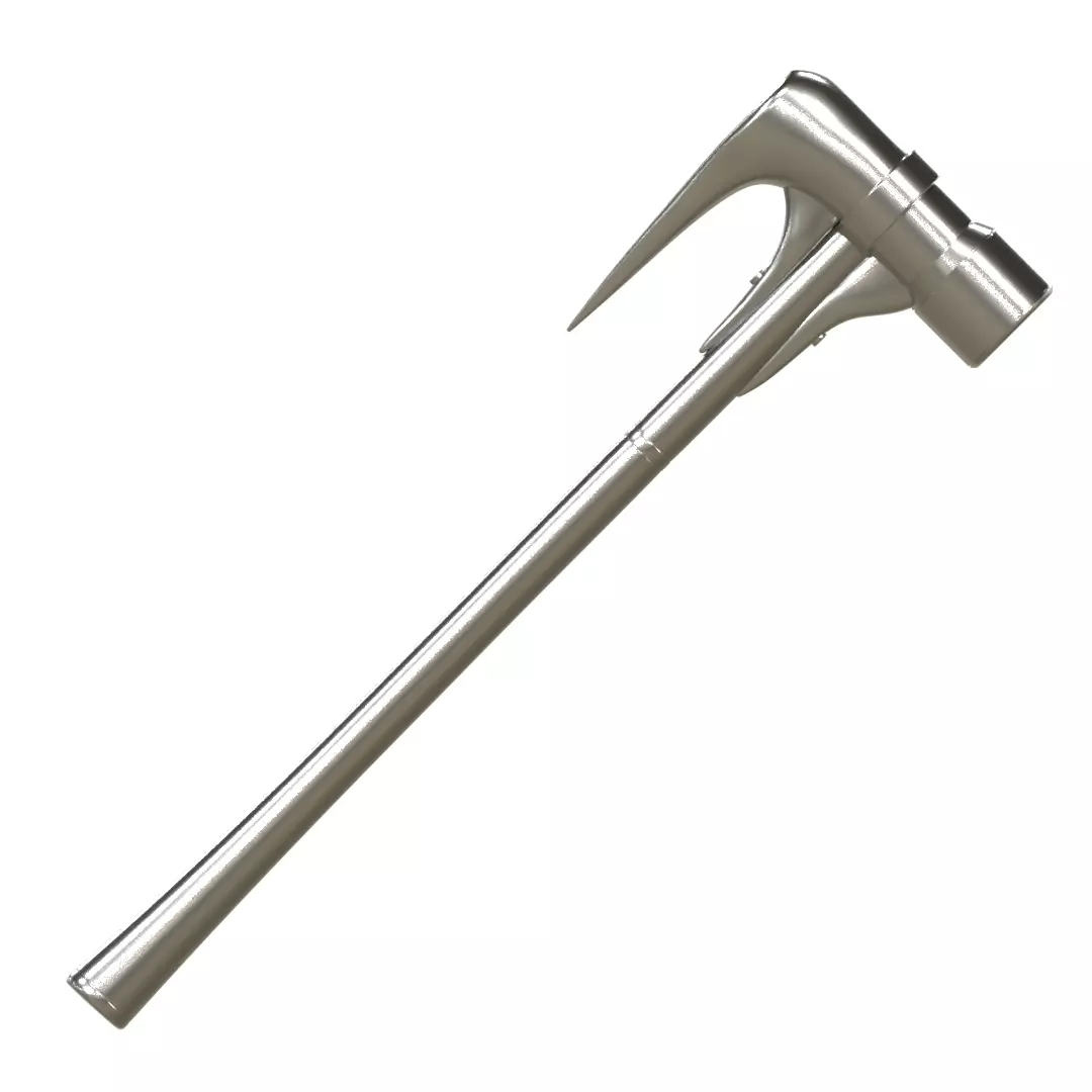 Beskar Hammer 3D print model_0