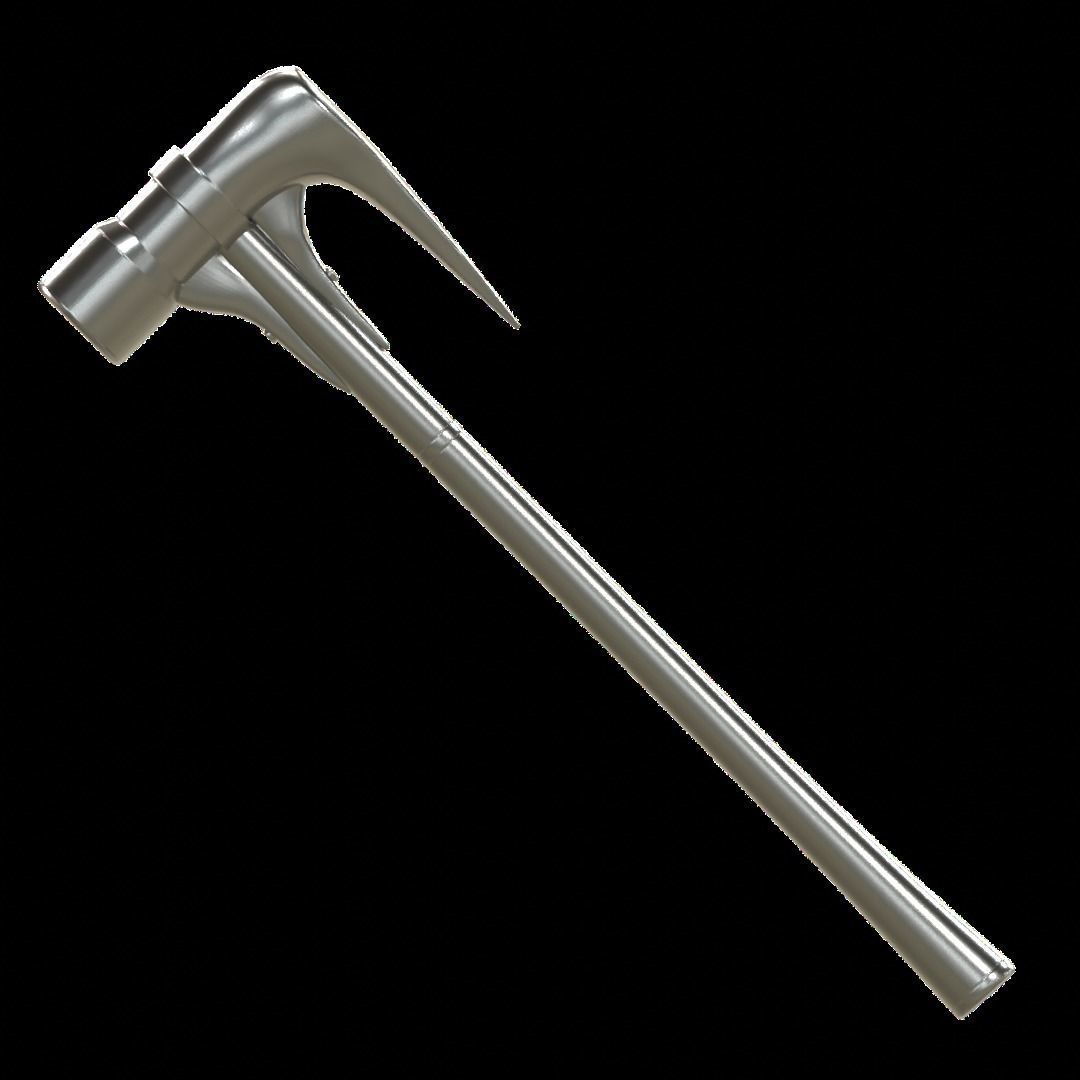 Beskar Hammer 3D print model_4