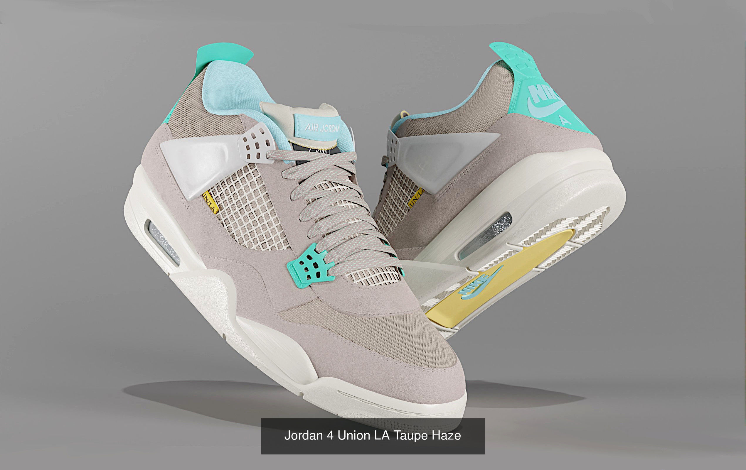 Jordan 4 Union LA Pack 3D Model Collection_3