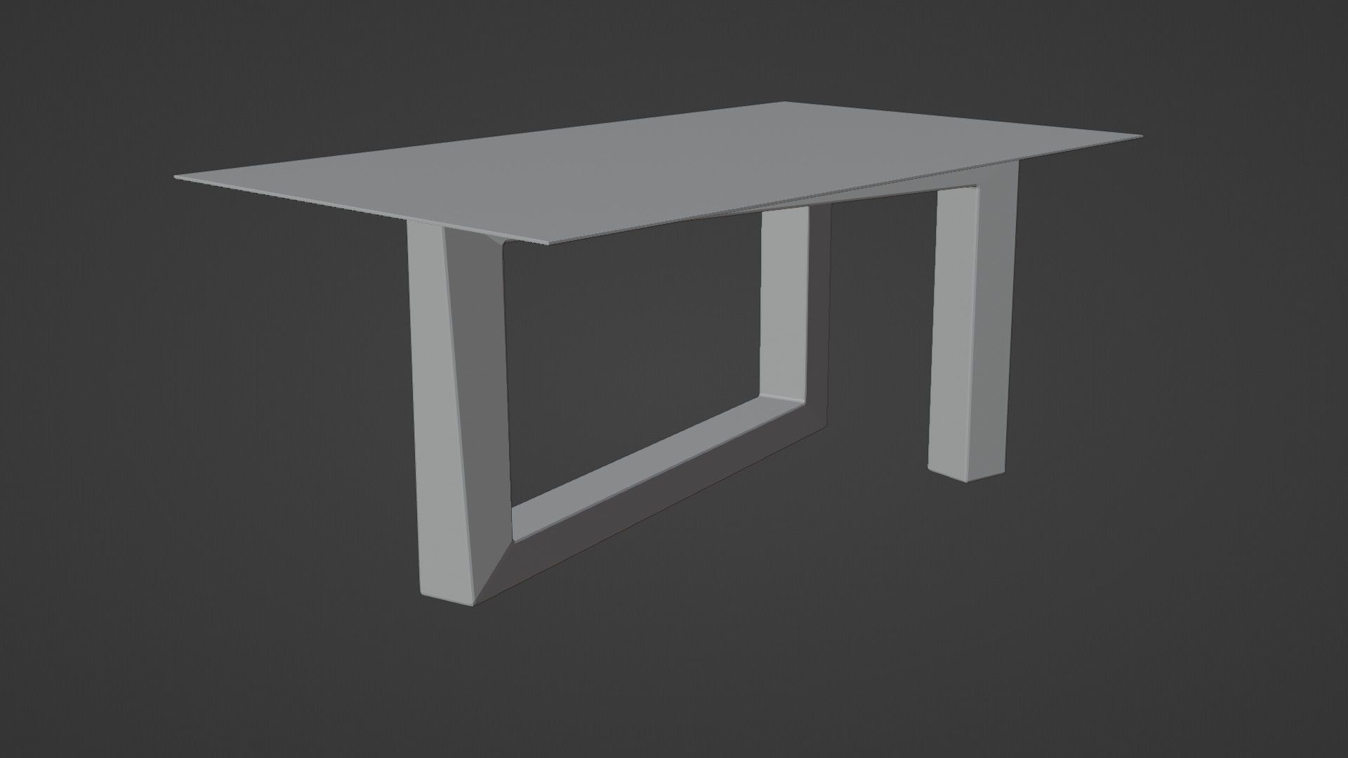 Table ID001 Low-poly 3D model_5