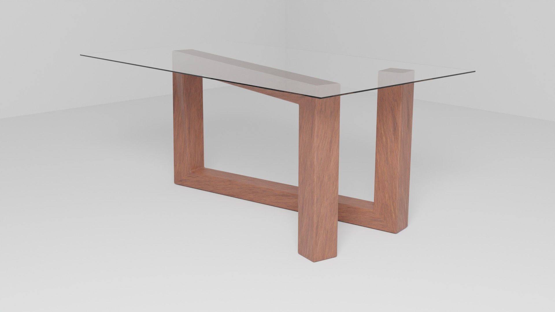Table ID001 Low-poly 3D model_1