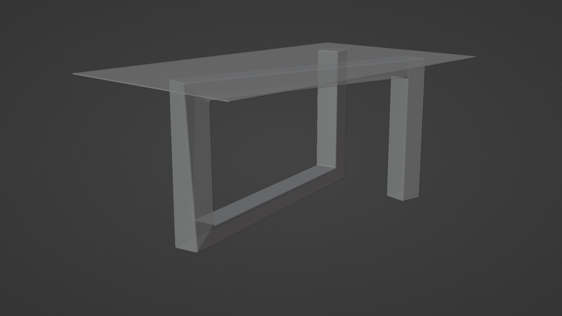 Table ID001 Low-poly 3D model_6