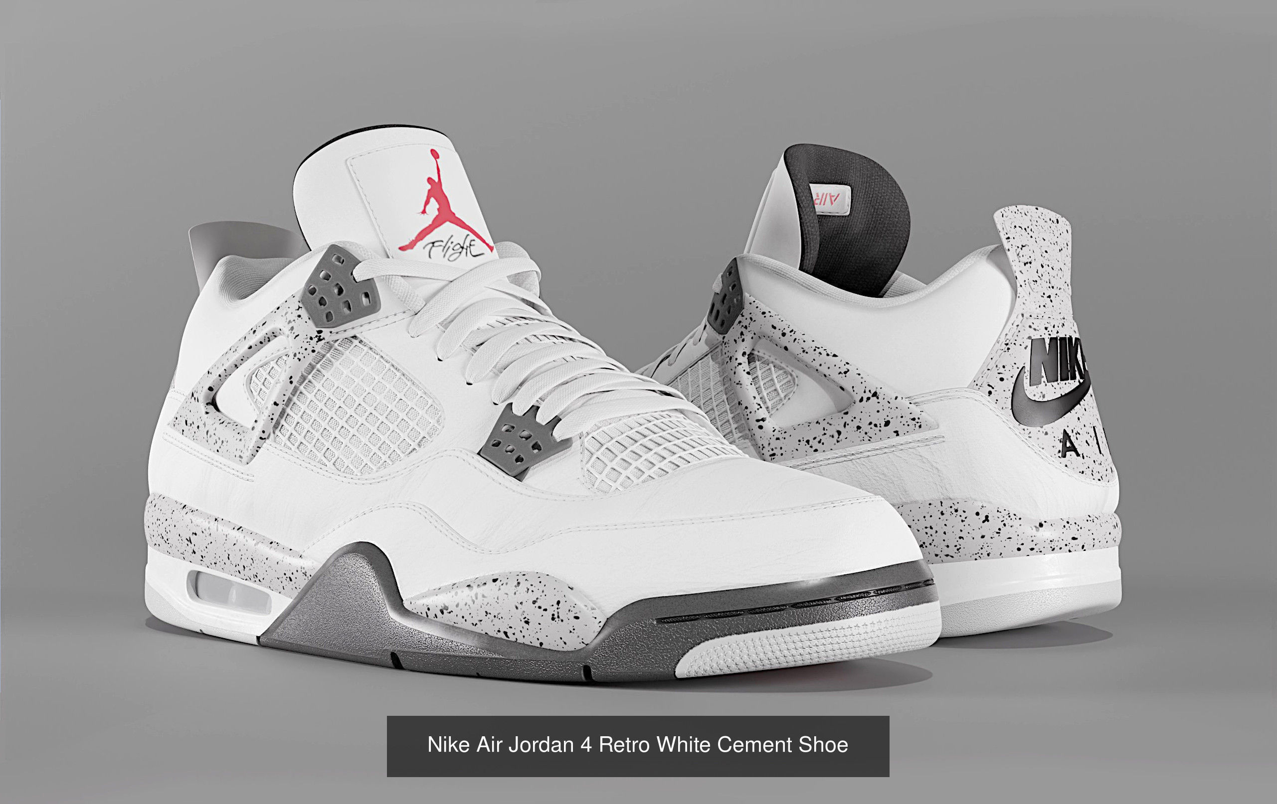 Jordan 4 Nike Air Pack  3D Model Collection_3