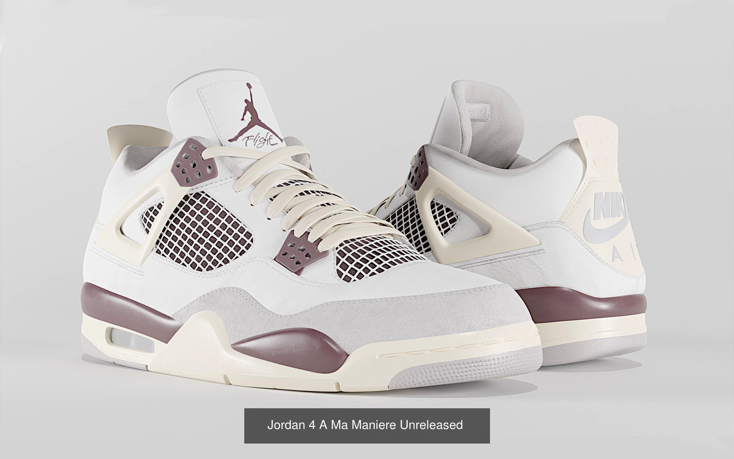 Jordan 4 Nike Air Pack  3D Model Collection_5