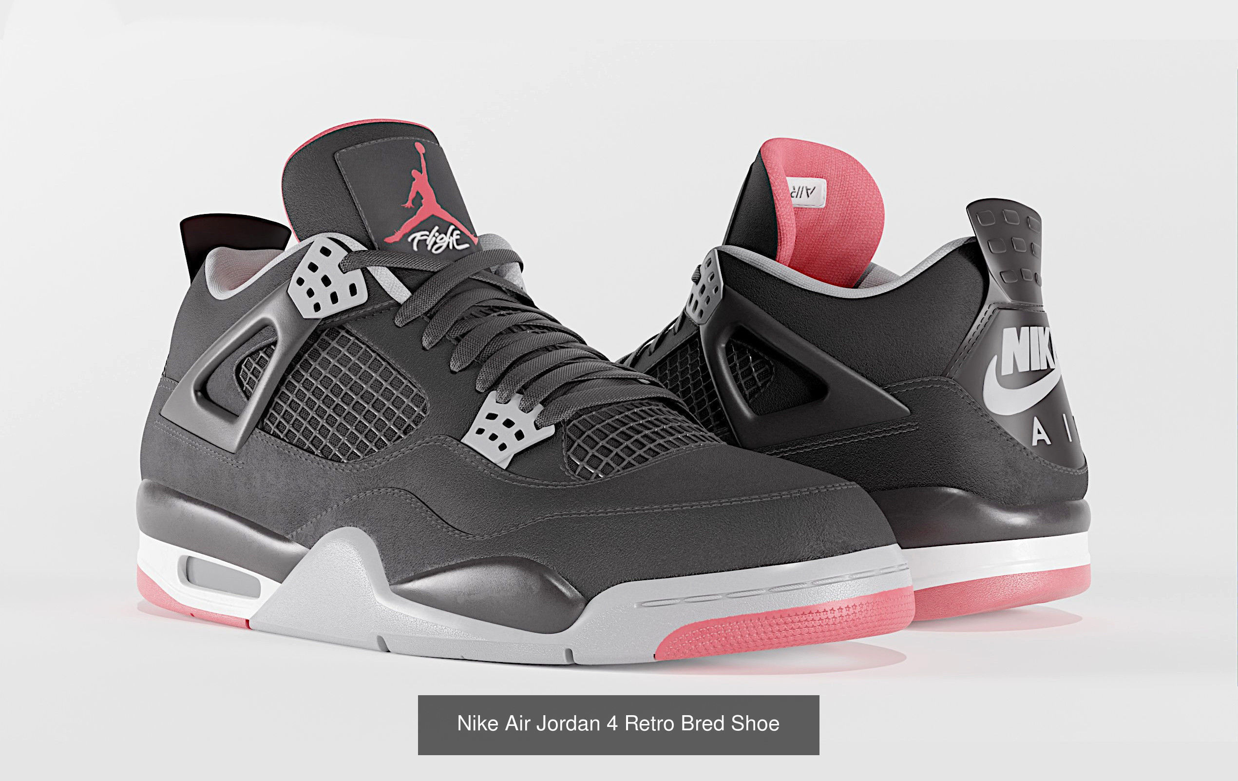 Jordan 4 Nike Air Pack  3D Model Collection_2