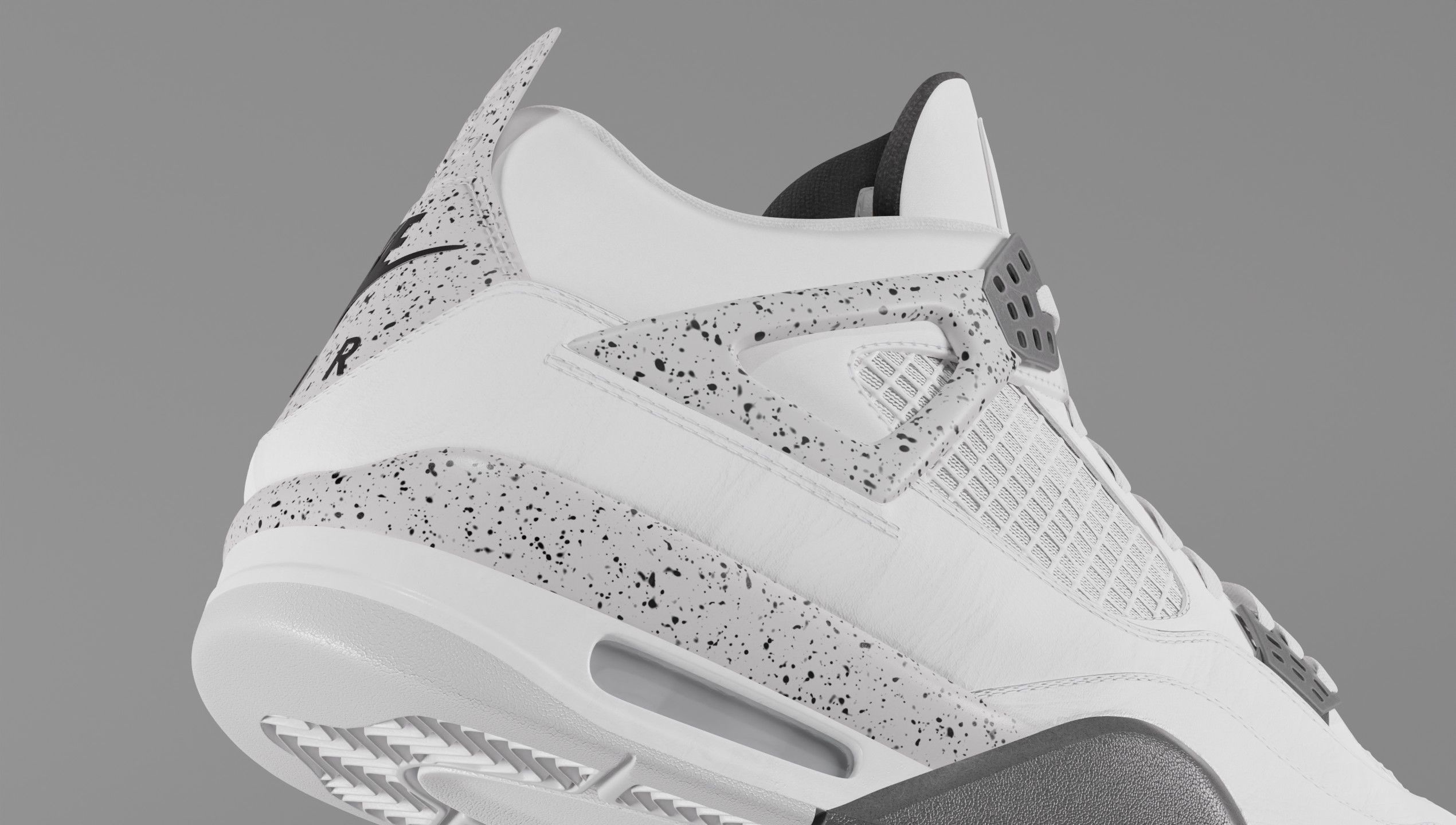 Jordan 4 Nike Air Pack  3D Model Collection_18