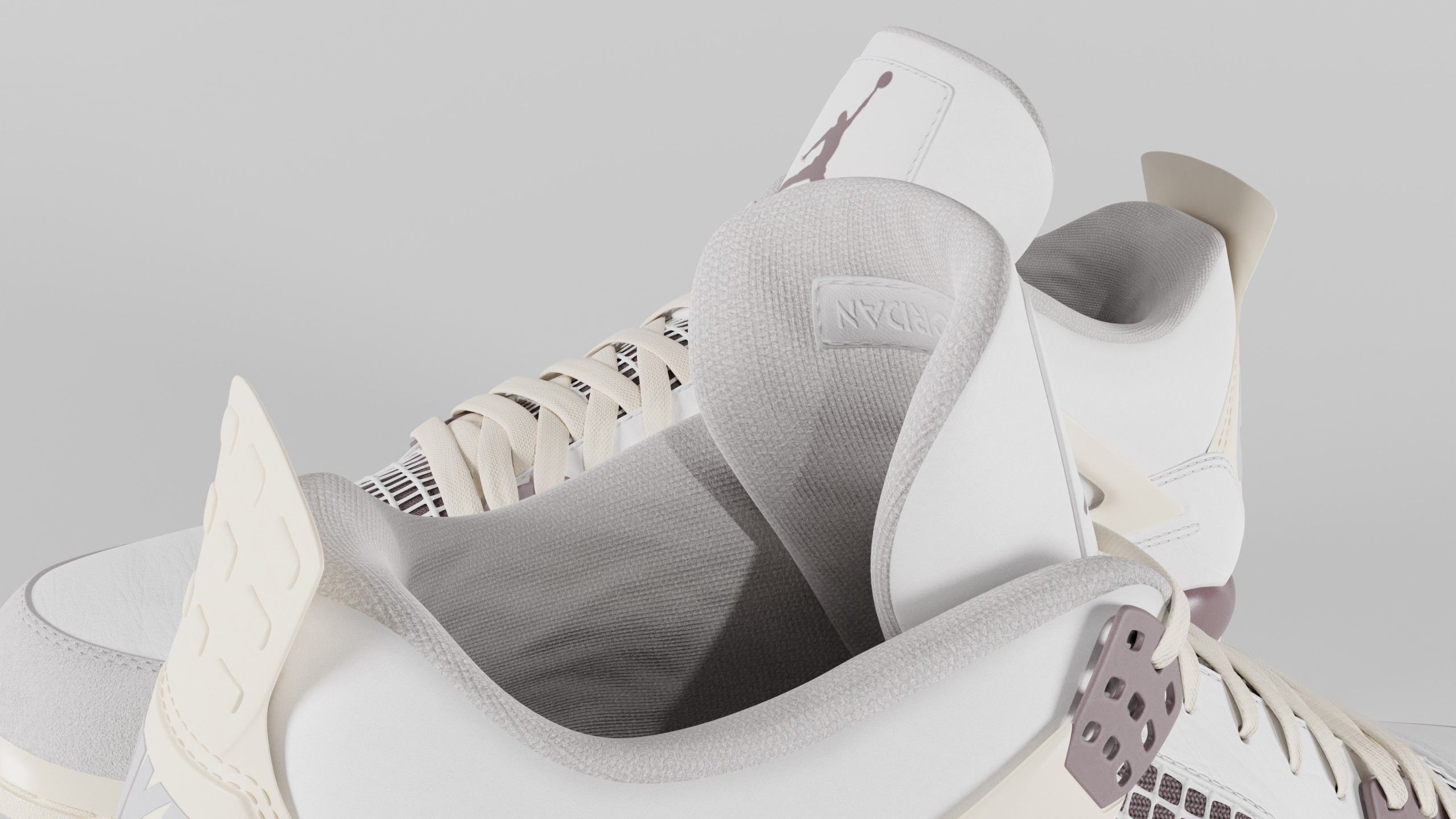 Jordan 4 Nike Air Pack  3D Model Collection_24