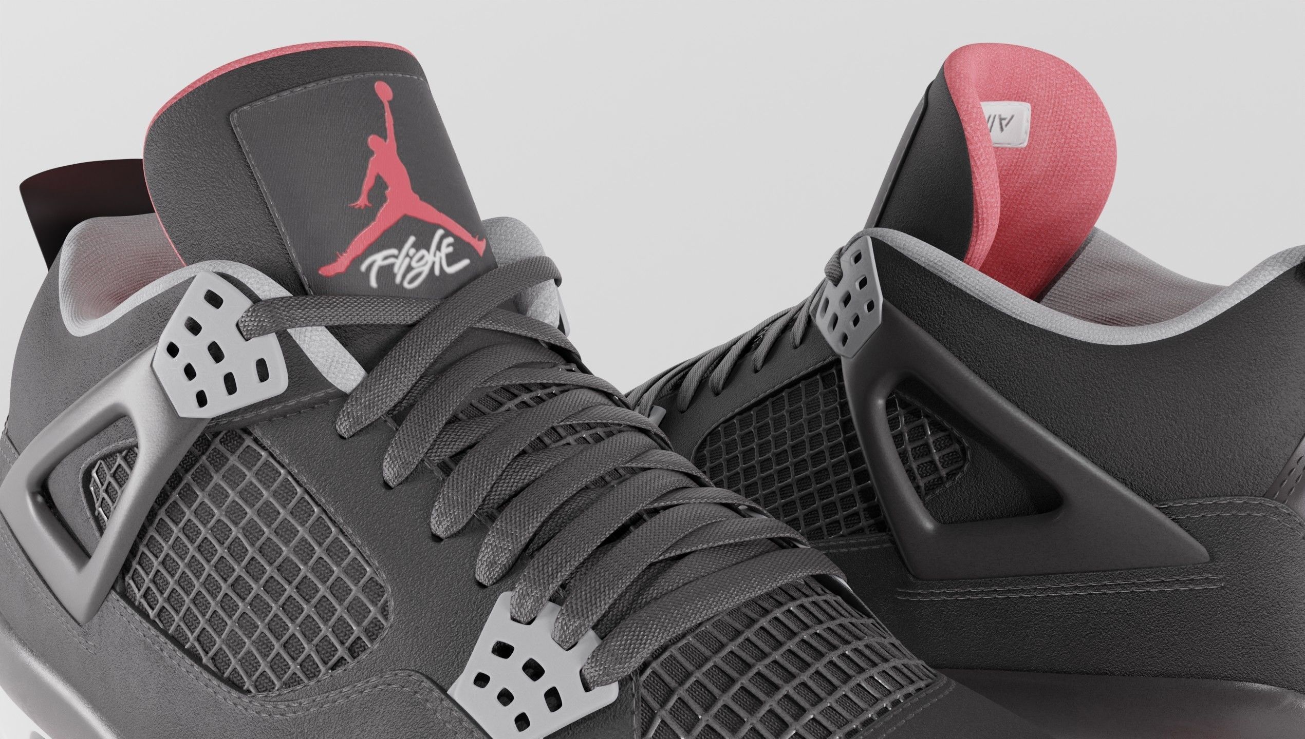 Jordan 4 Nike Air Pack  3D Model Collection_23