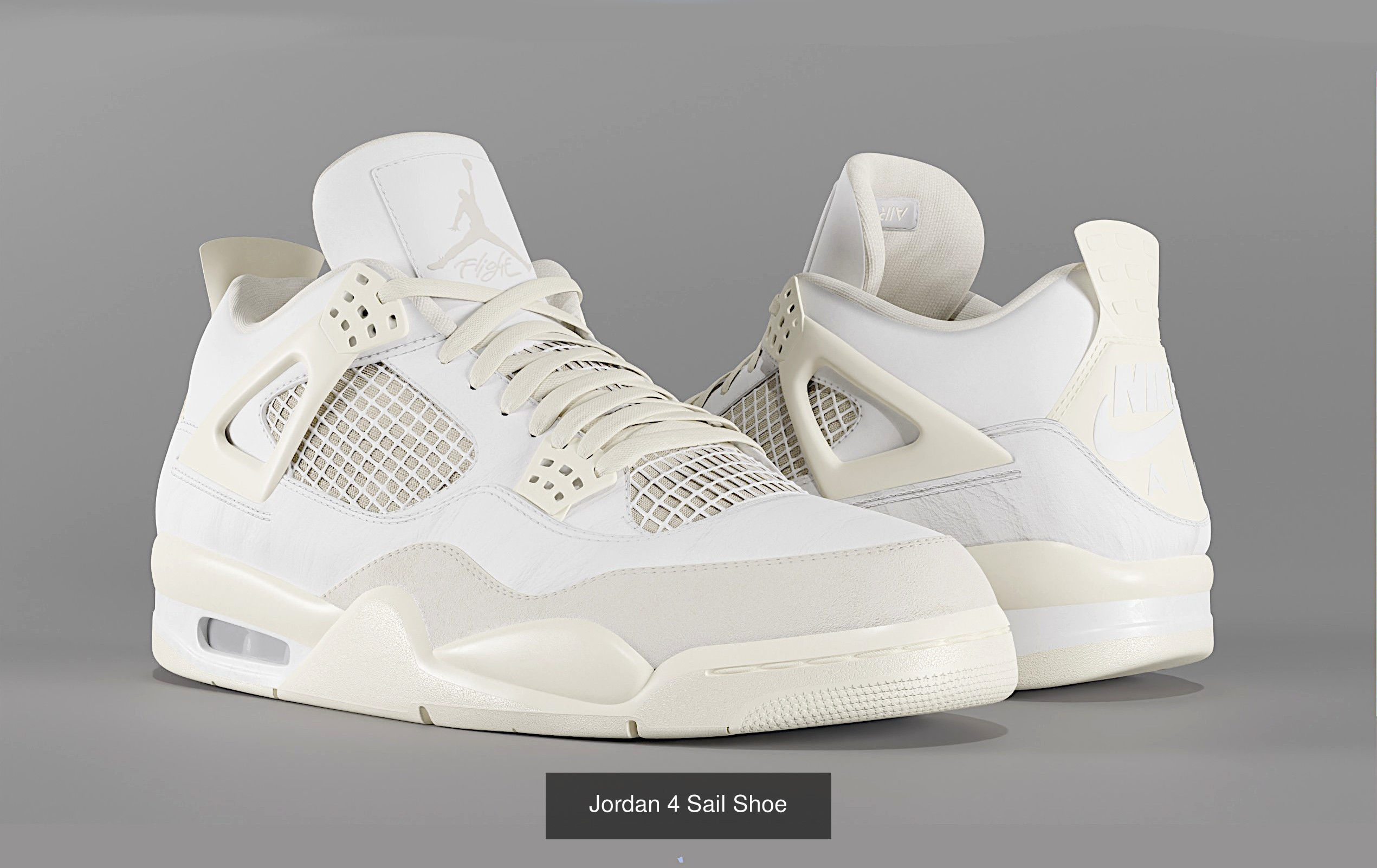 Jordan 4 Nike Air Pack  3D Model Collection_8