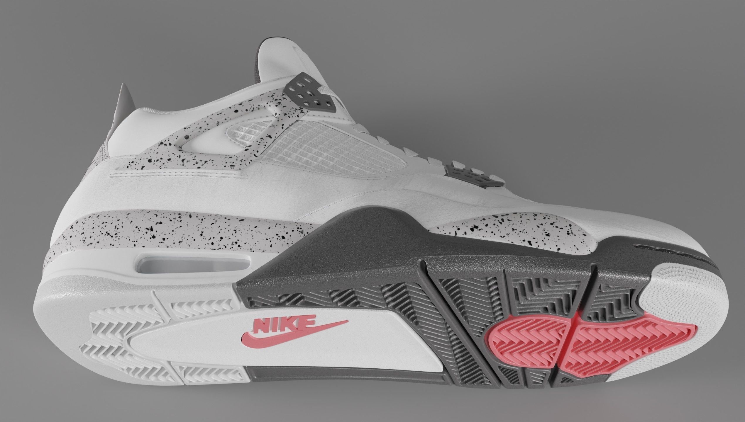 Jordan 4 Nike Air Pack  3D Model Collection_26