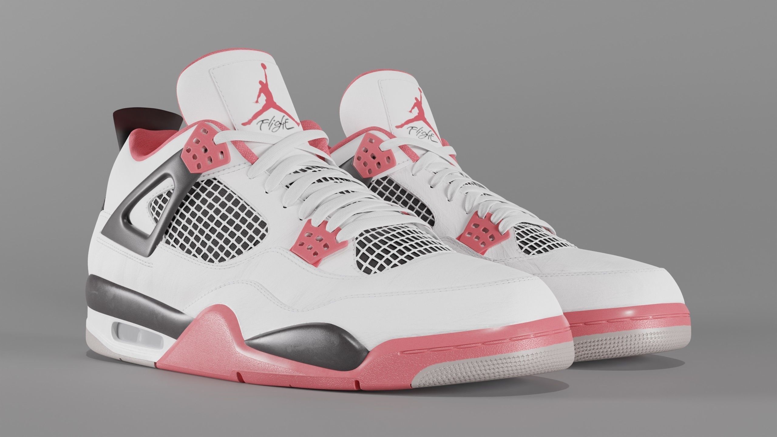 Jordan 4 Nike Air Pack  3D Model Collection_27