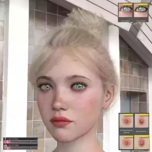 Yara V3 High Quality Textures For G8-1 Female