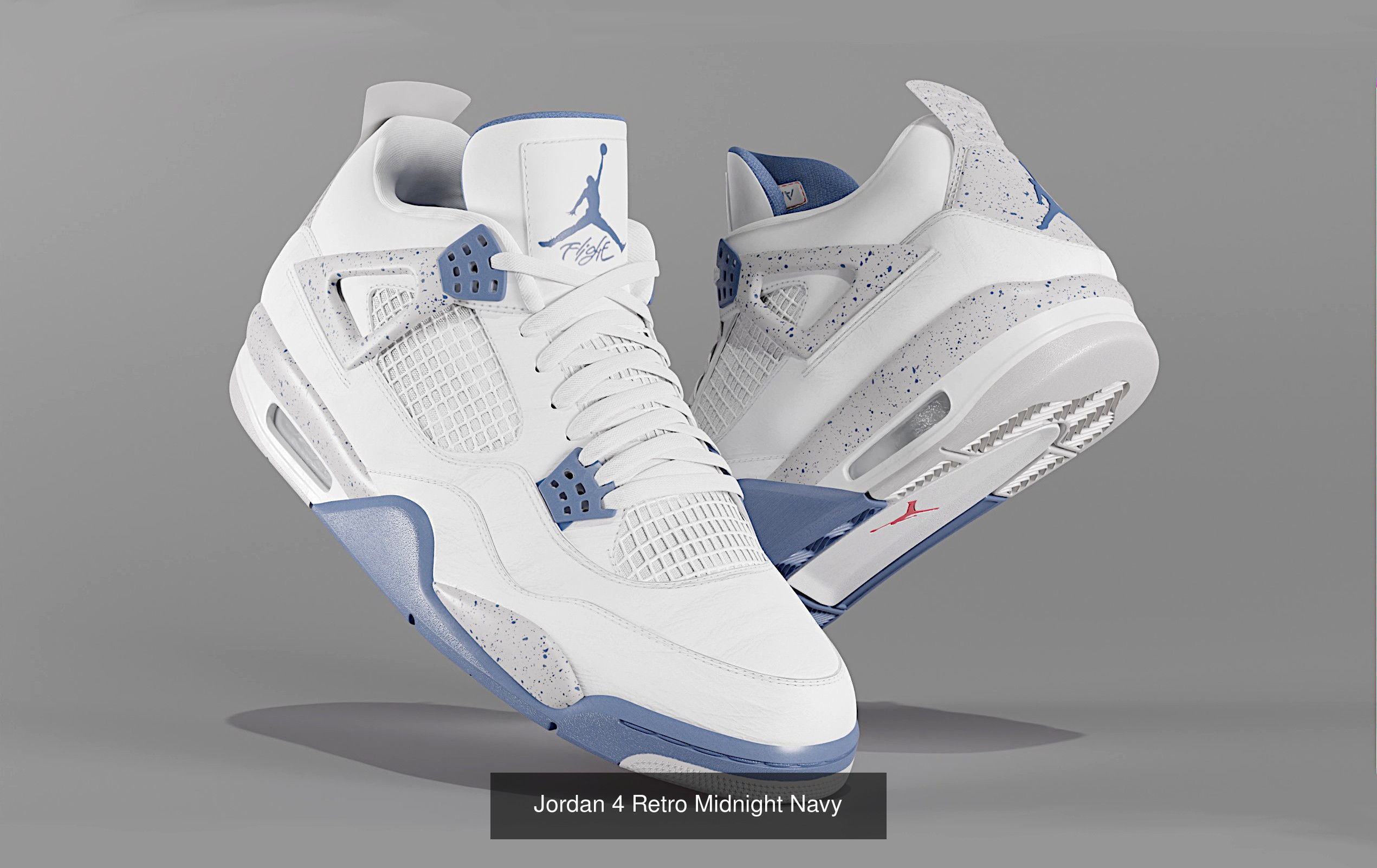 Jordan 4 Retro Complete Pack 3D Model Collection_25