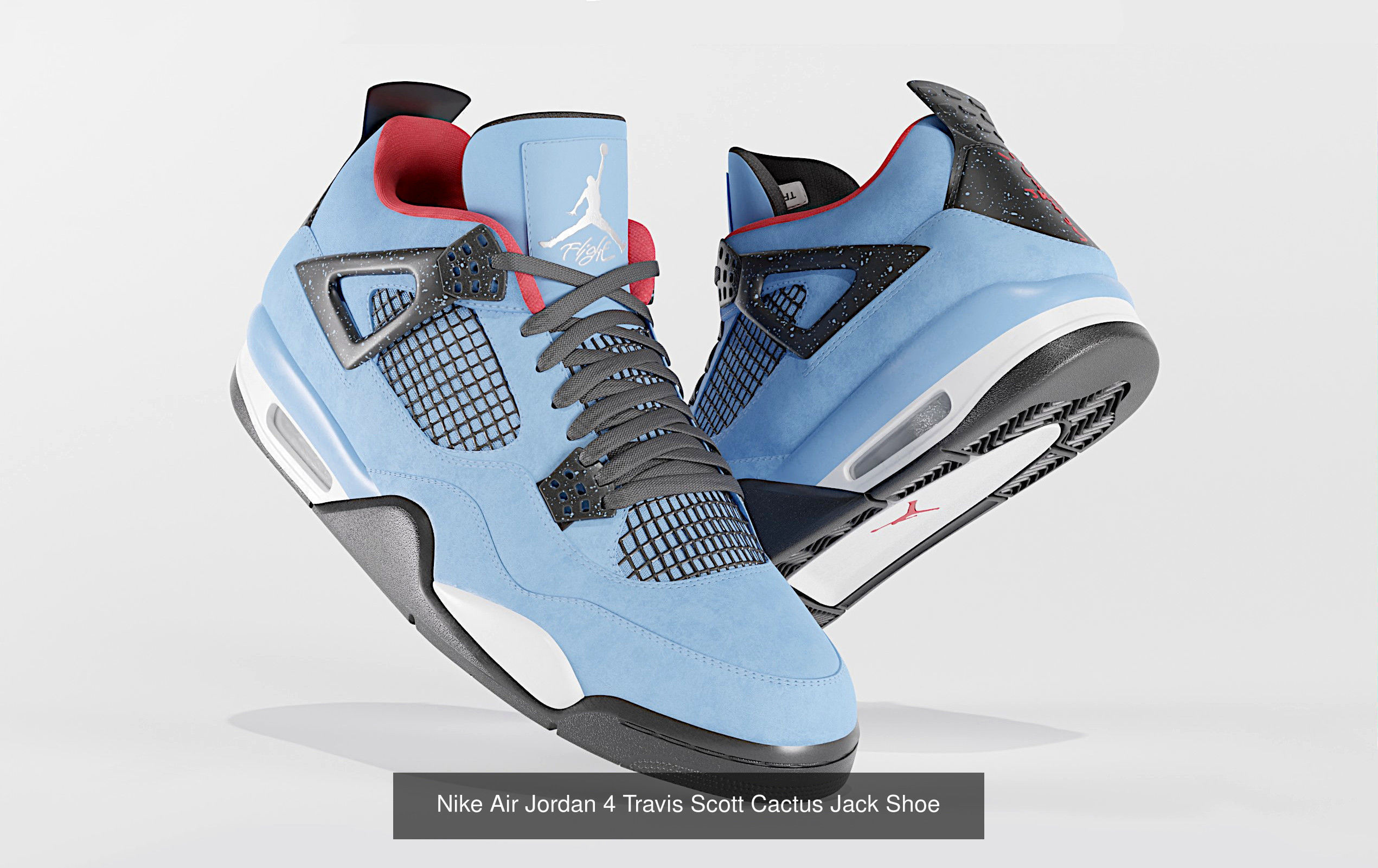 Jordan 4 Retro Complete Pack 3D Model Collection_5