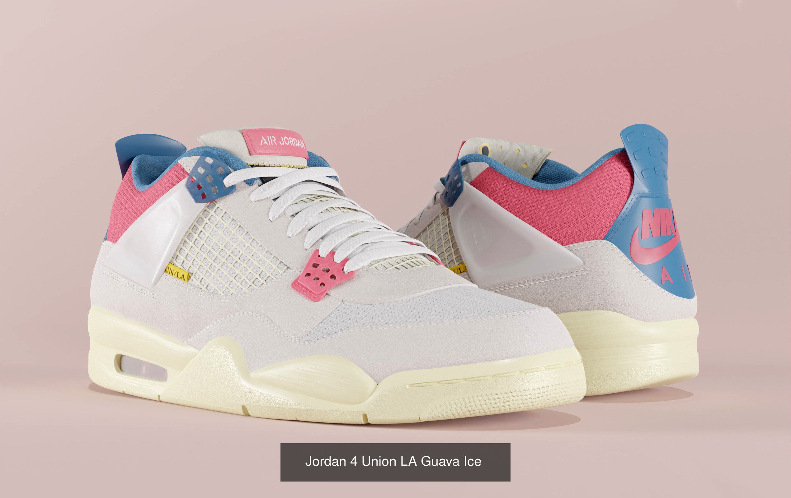 Jordan 4 Retro Complete Pack 3D Model Collection_12