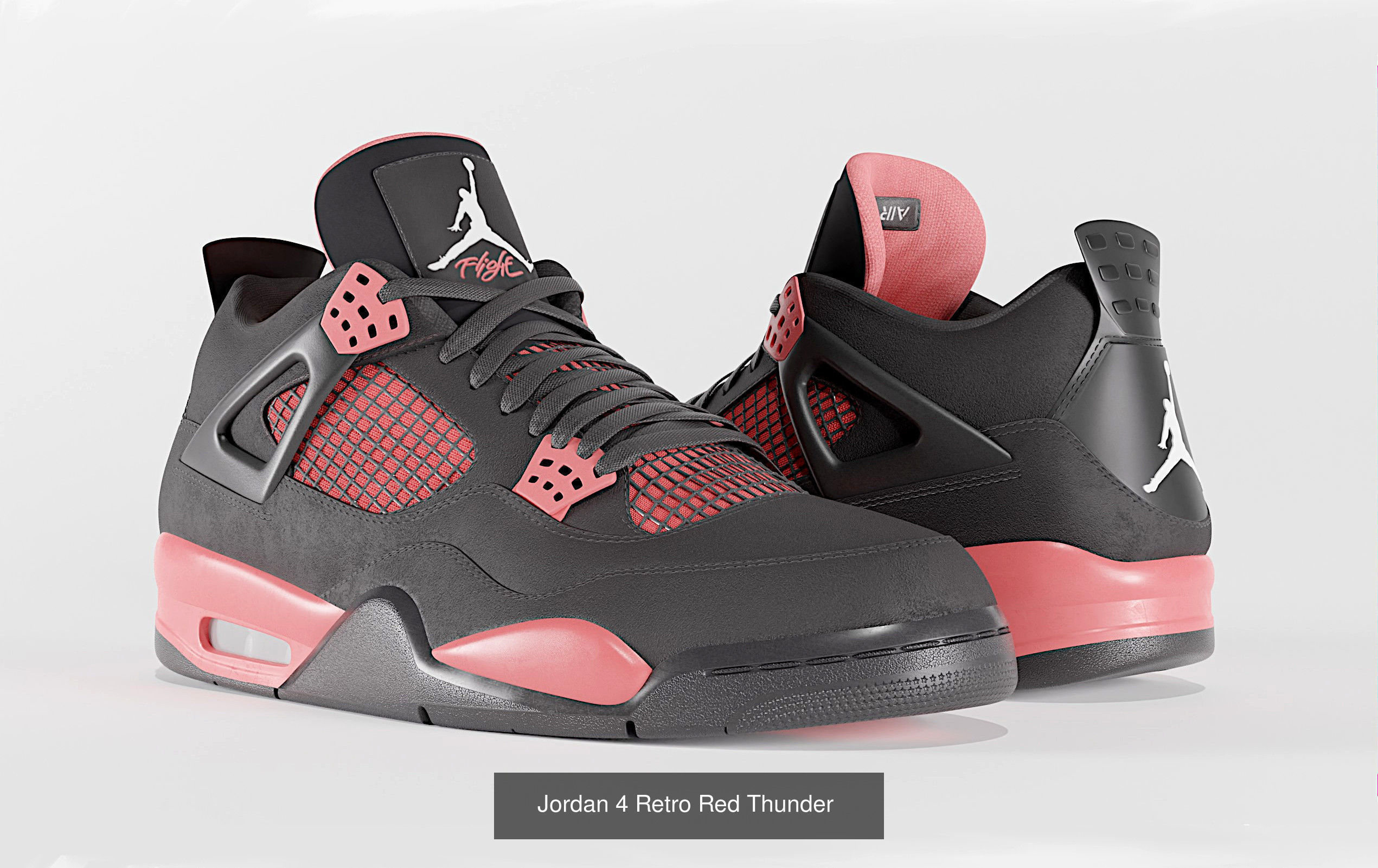 Jordan 4 Retro Complete Pack 3D Model Collection_24