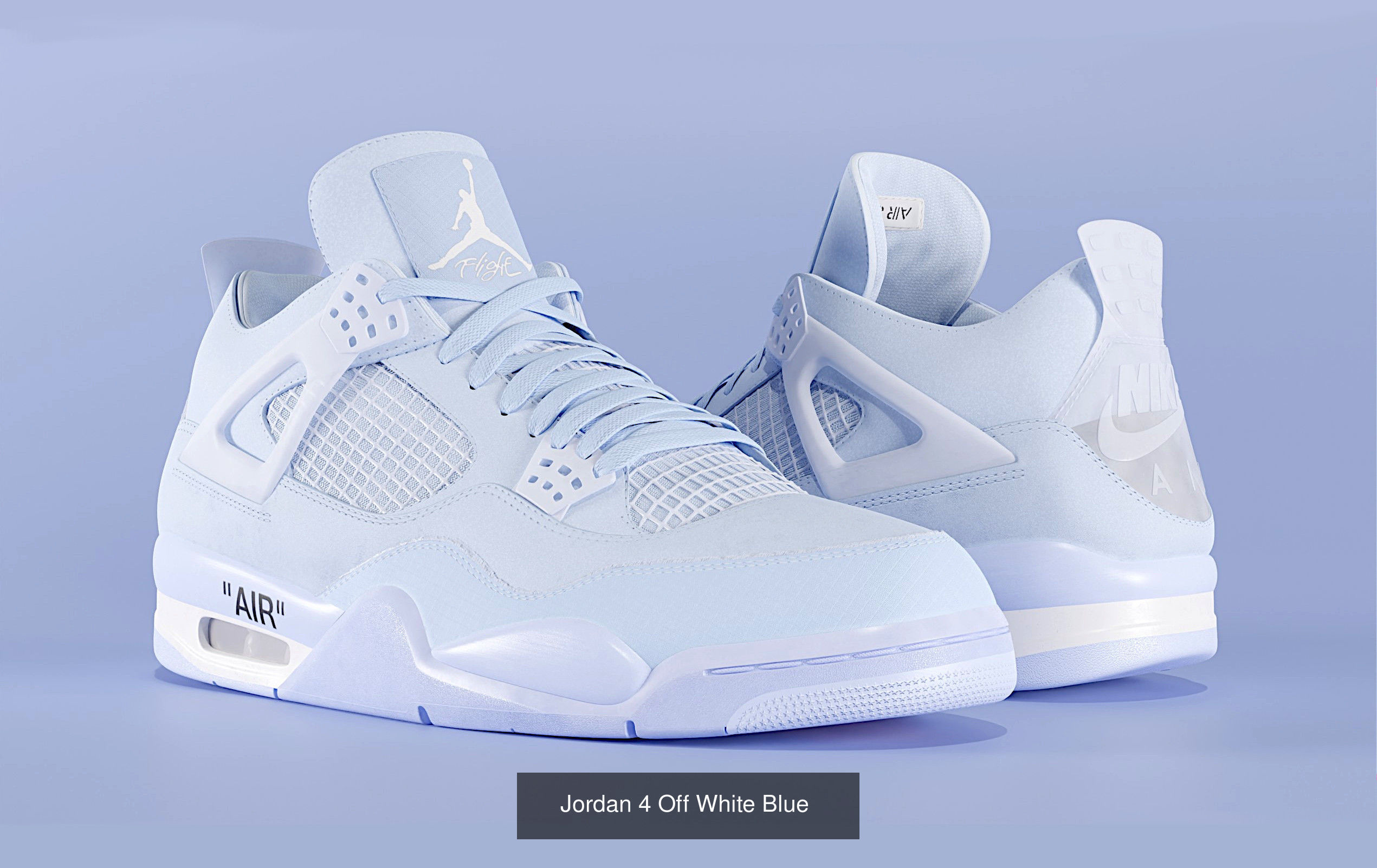 Jordan 4 Retro Complete Pack 3D Model Collection_19