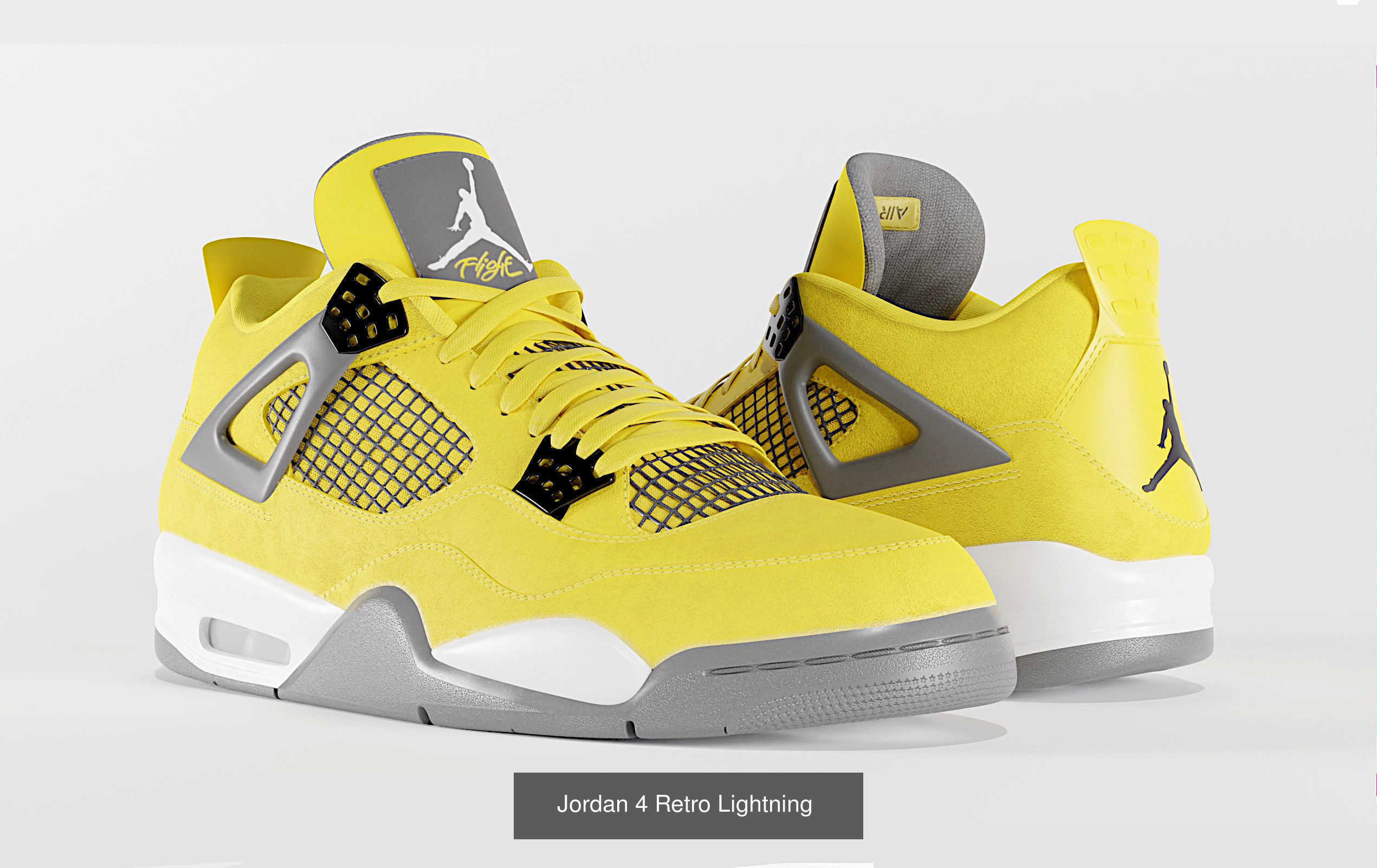 Jordan 4 Retro Complete Pack 3D Model Collection_26