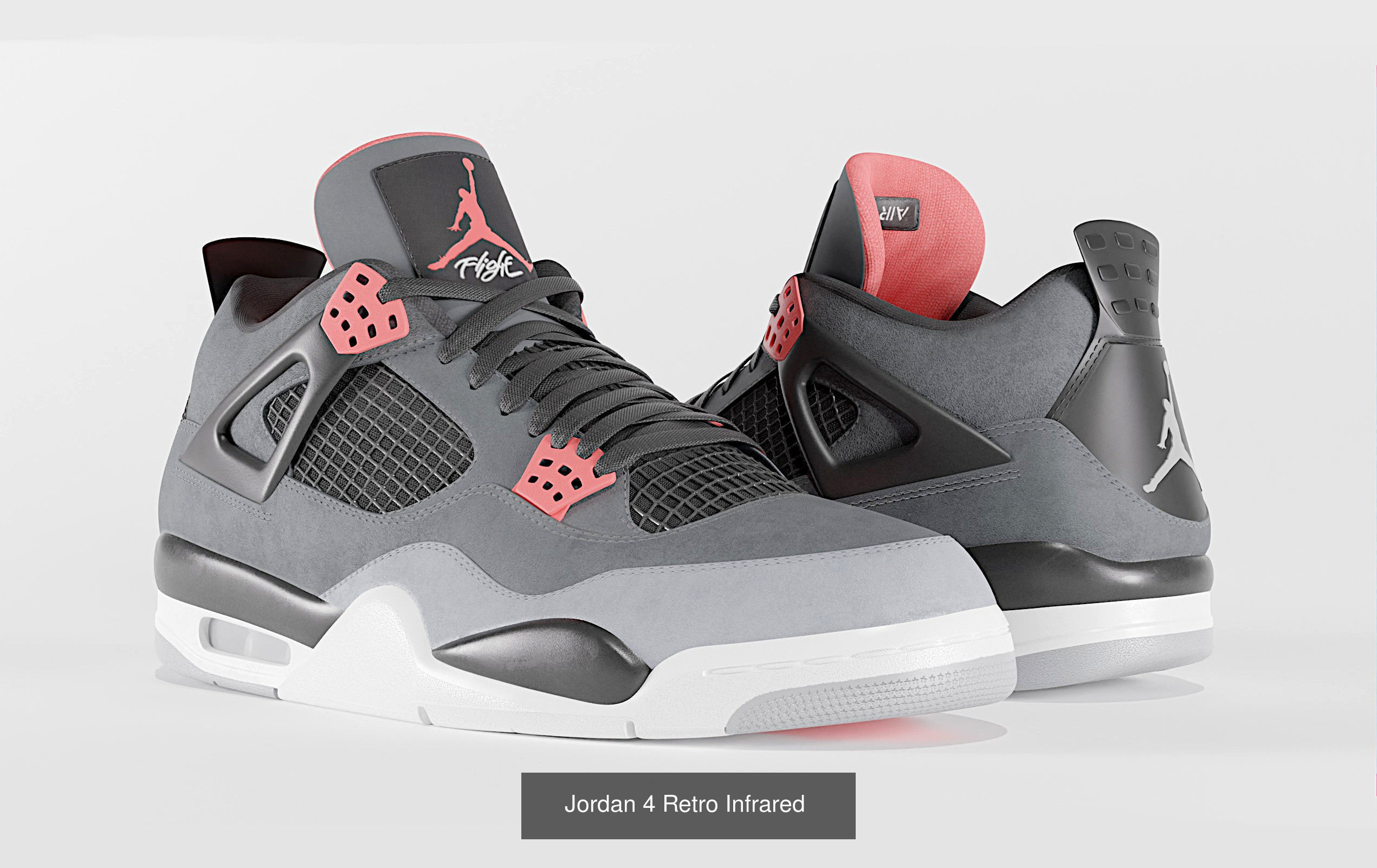 Jordan 4 Retro Complete Pack 3D Model Collection_23