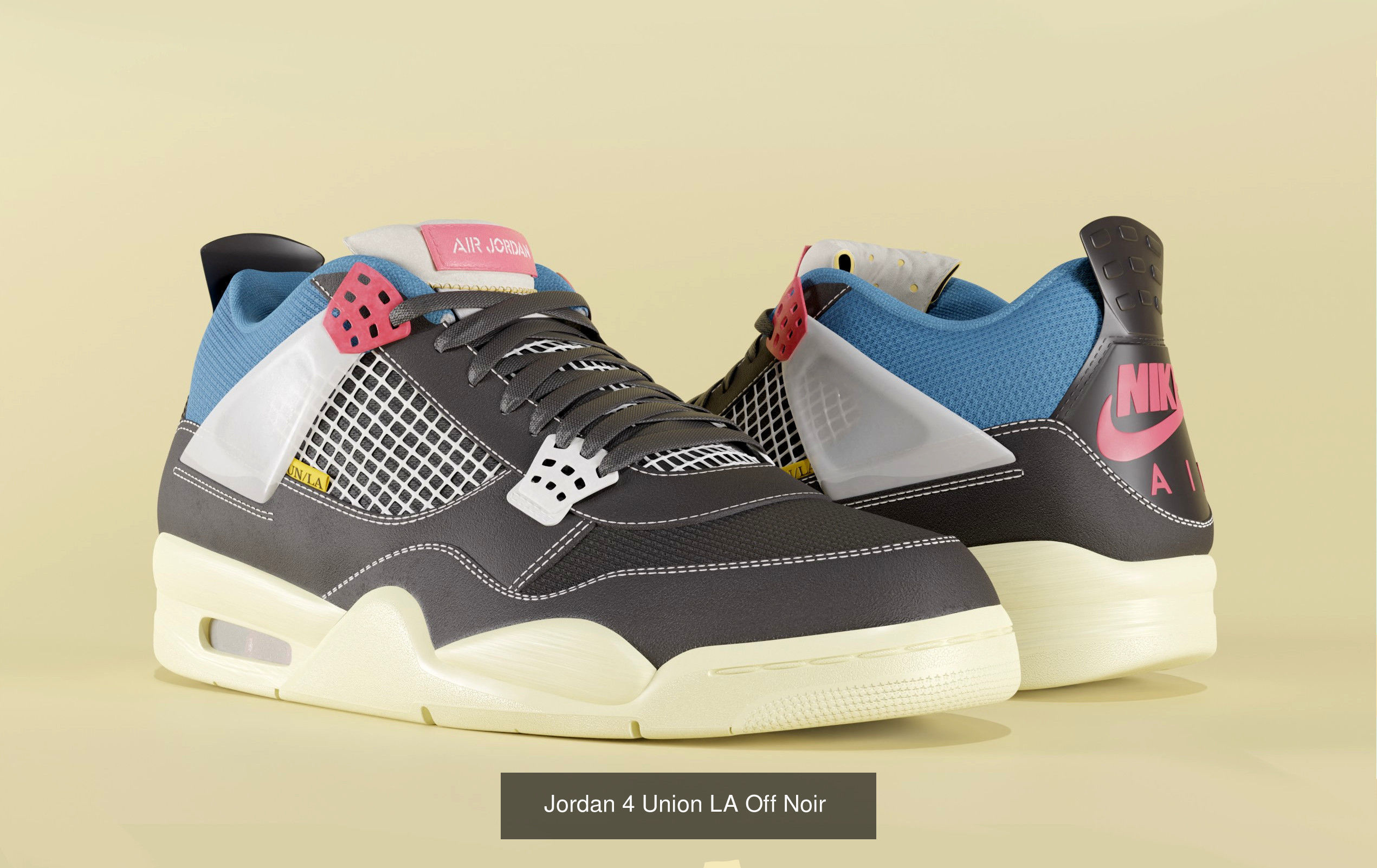 Jordan 4 Retro Complete Pack 3D Model Collection_13