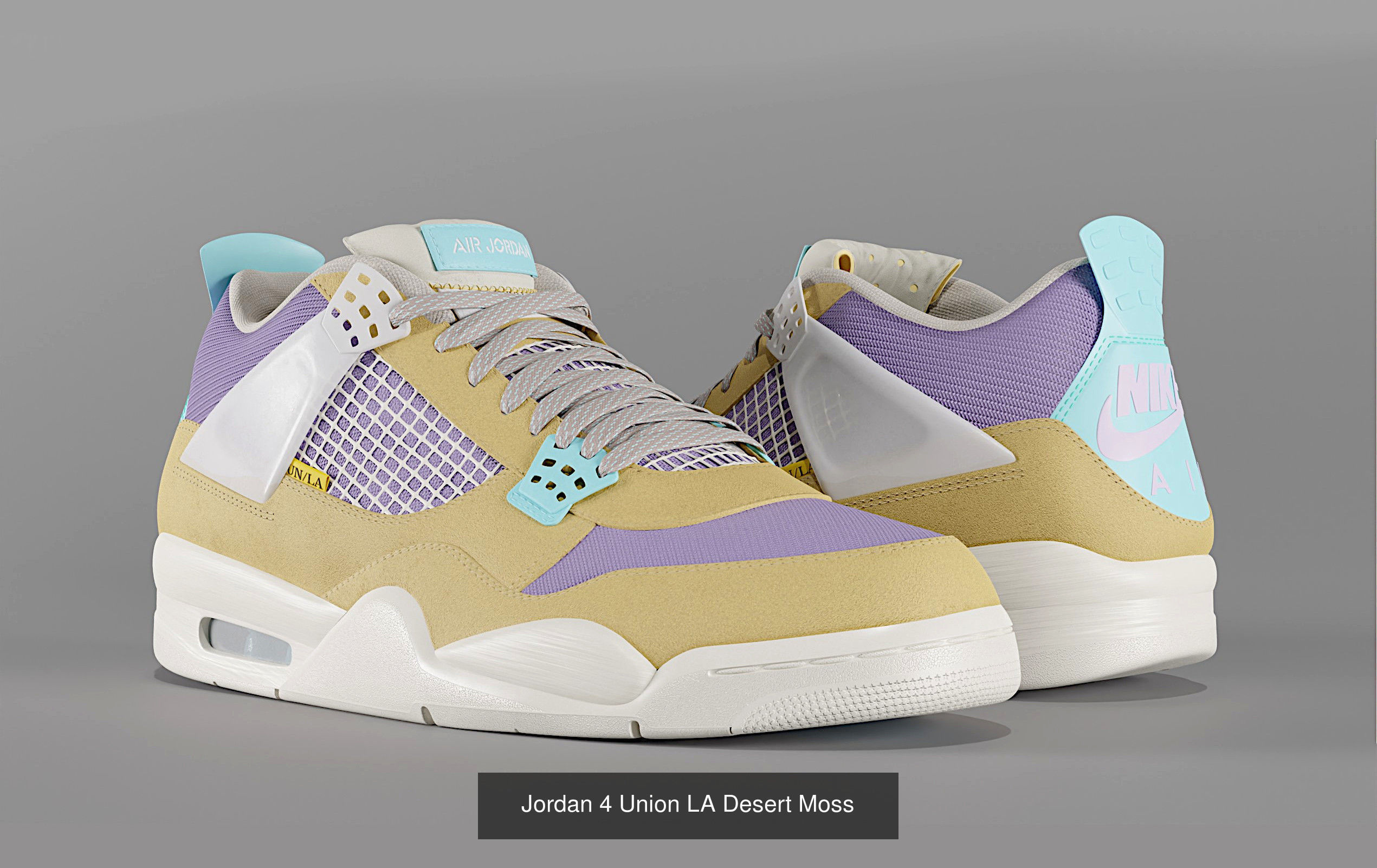Jordan 4 Retro Complete Pack 3D Model Collection_28