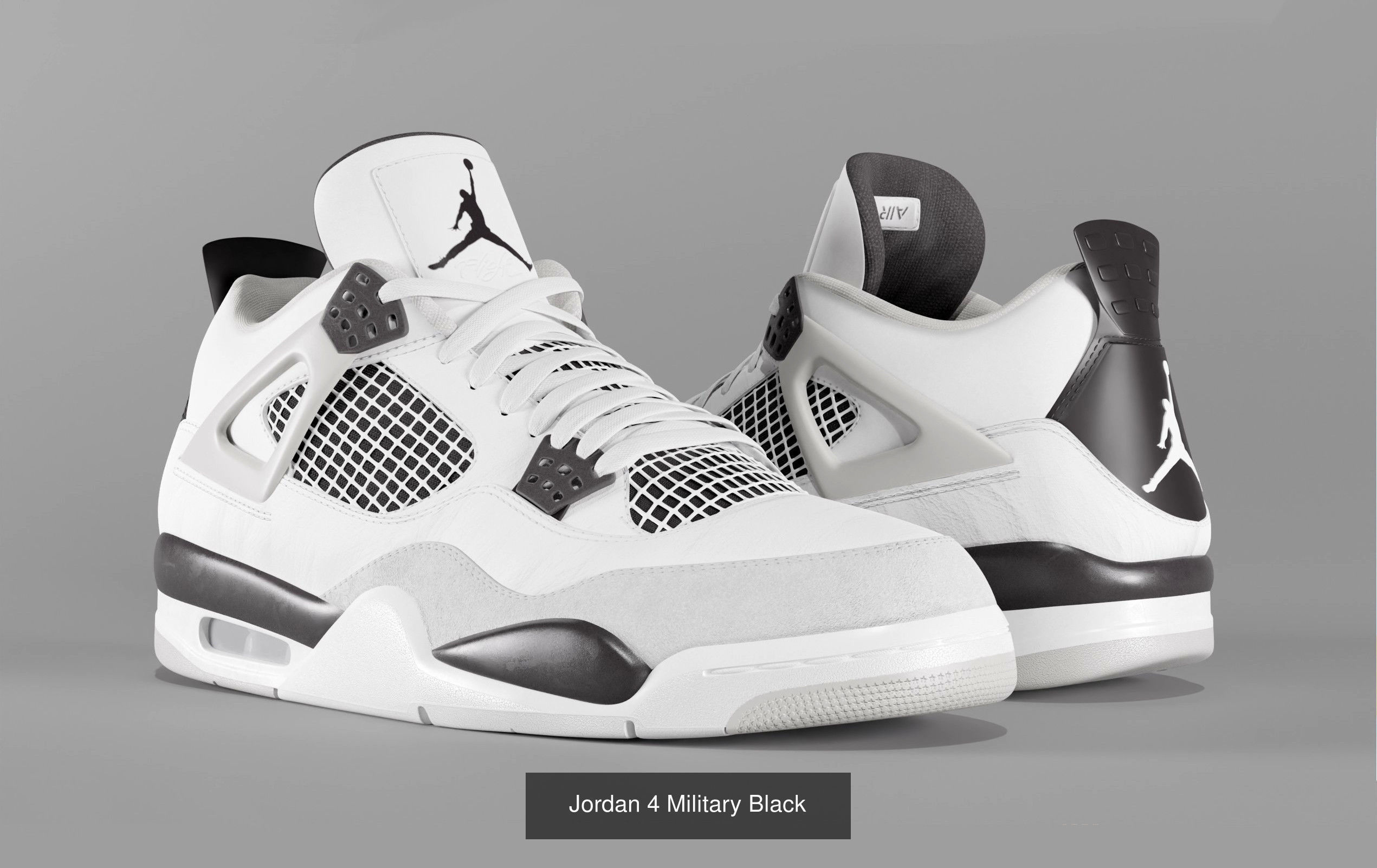 Jordan 4 Retro Complete Pack 3D Model Collection_14