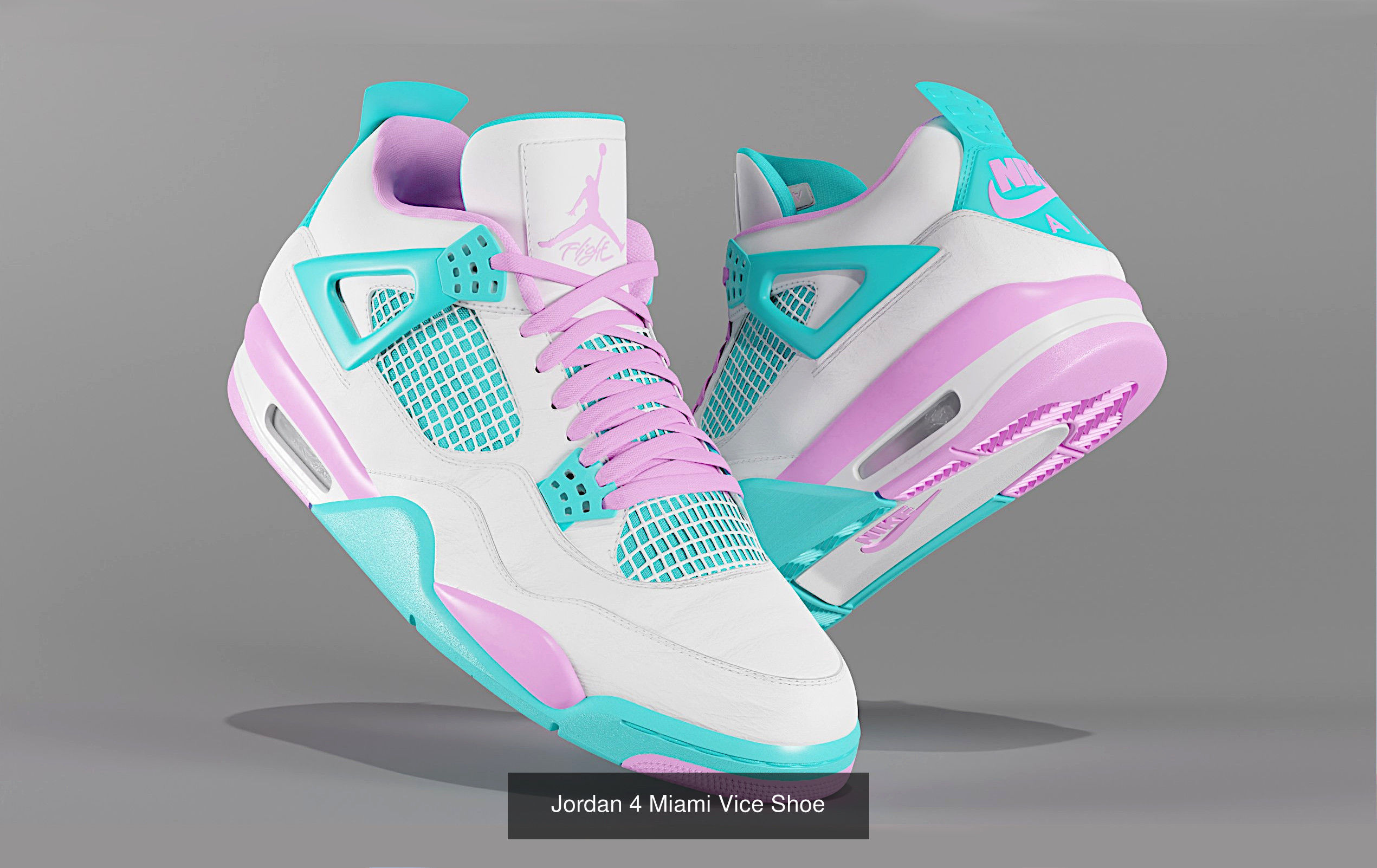 Jordan 4 Retro Complete Pack 3D Model Collection_21
