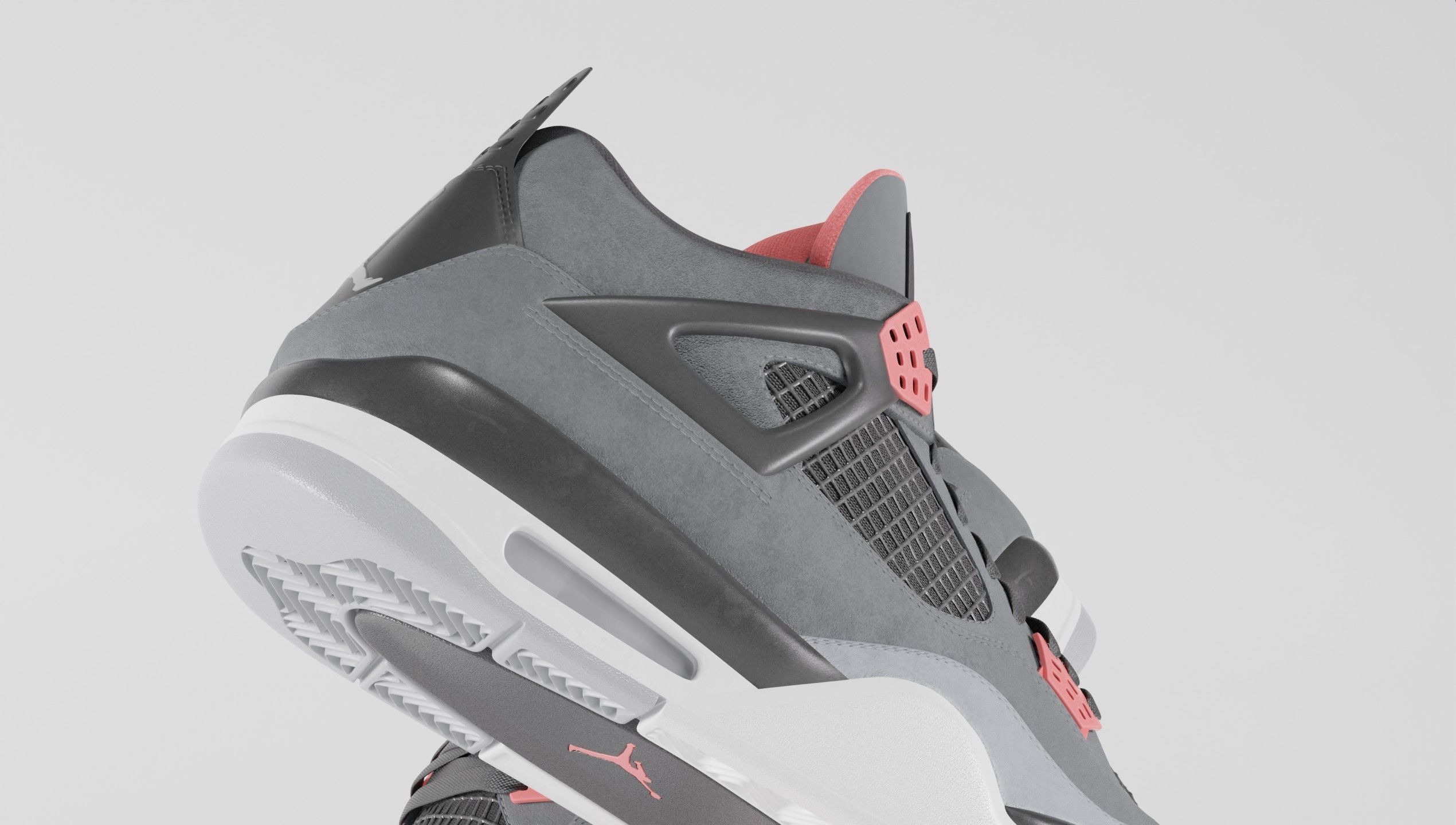 Jordan 4 Retro Complete Pack 3D Model Collection_31