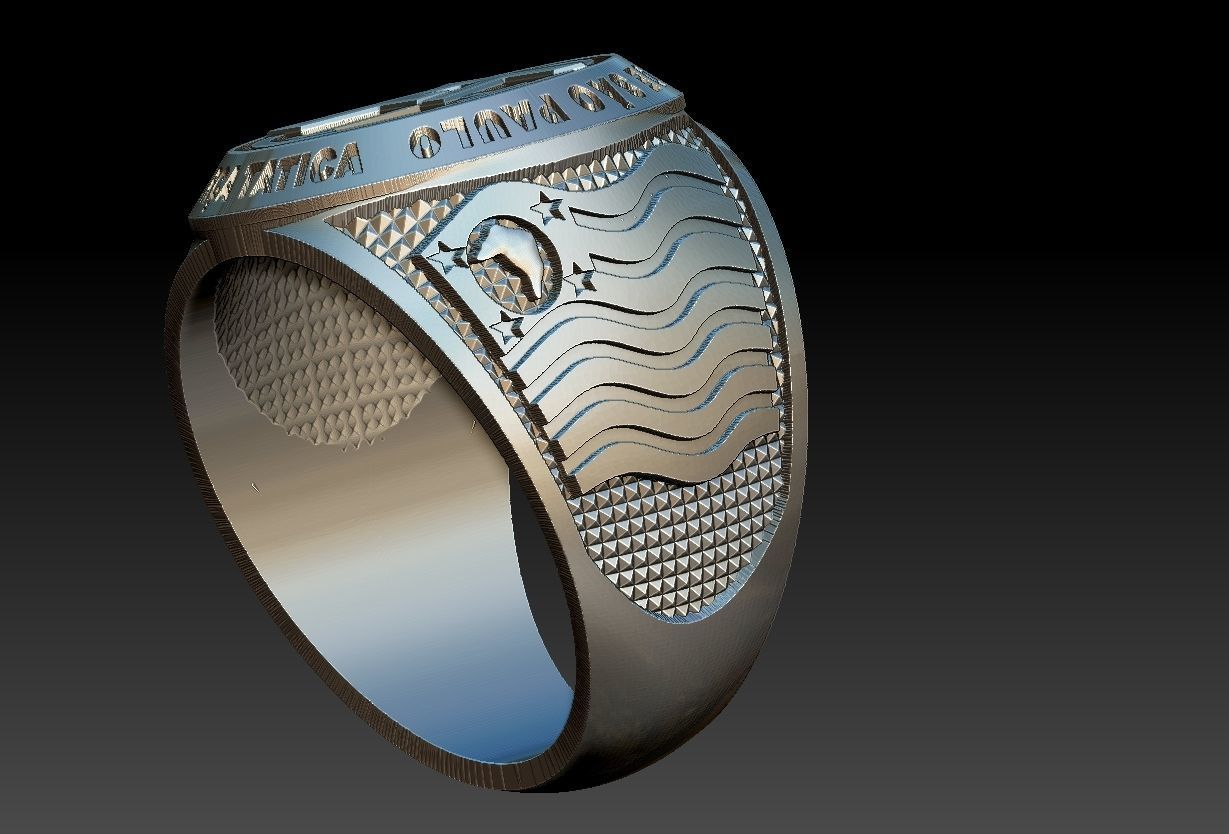 Policia Militar de Sao Paulo - Forca Tatica Ring 3D print model_6