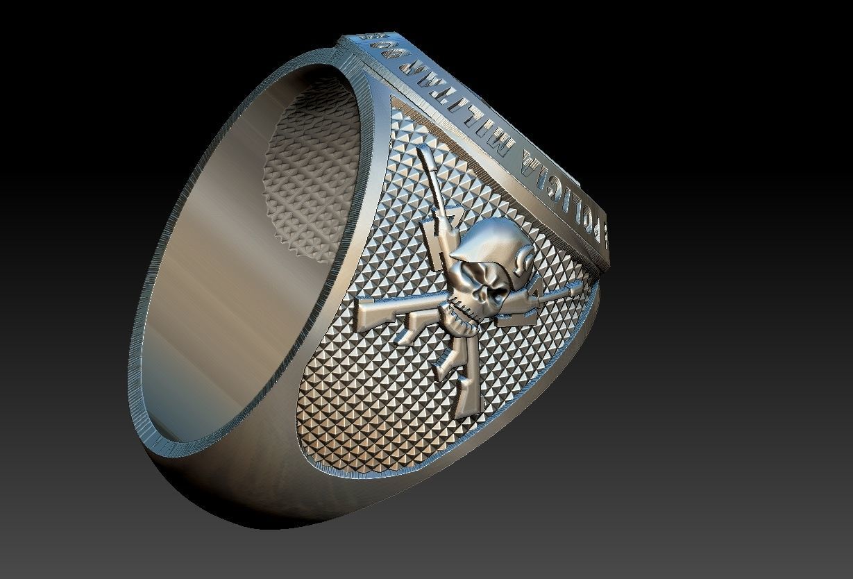 Policia Militar de Sao Paulo - Forca Tatica Ring 3D print model_3