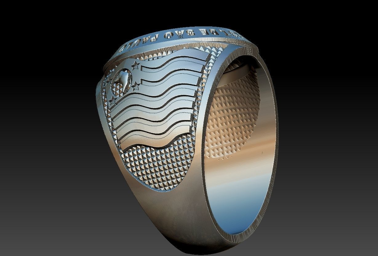 Policia Militar de Sao Paulo - Forca Tatica Ring 3D print model_5