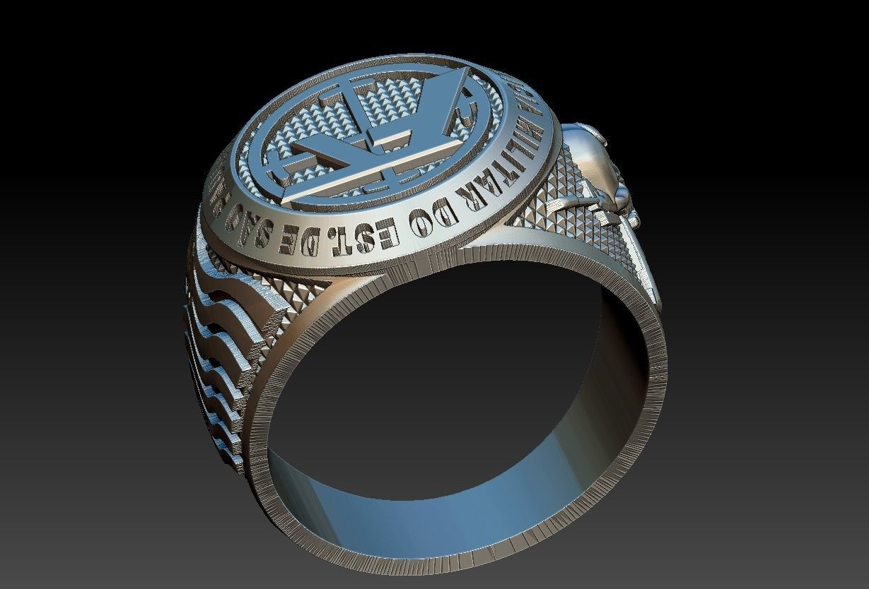 Policia Militar de Sao Paulo - Forca Tatica Ring 3D print model_16