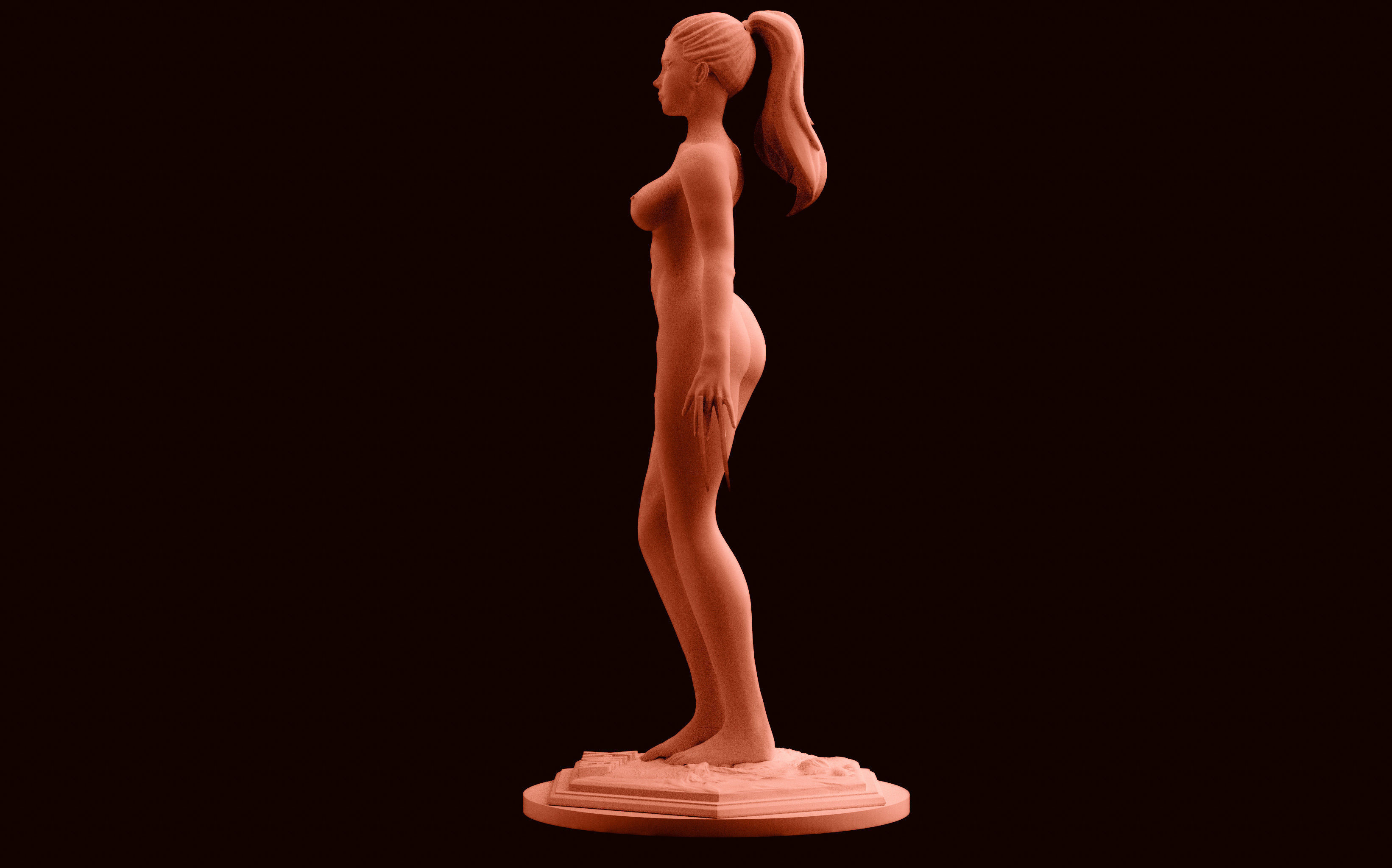 X-Men X-23 Femme Fatale Statue 3D print model_6