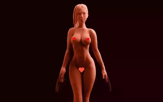 X-Men X-23 Femme Fatale Statue 3D print model