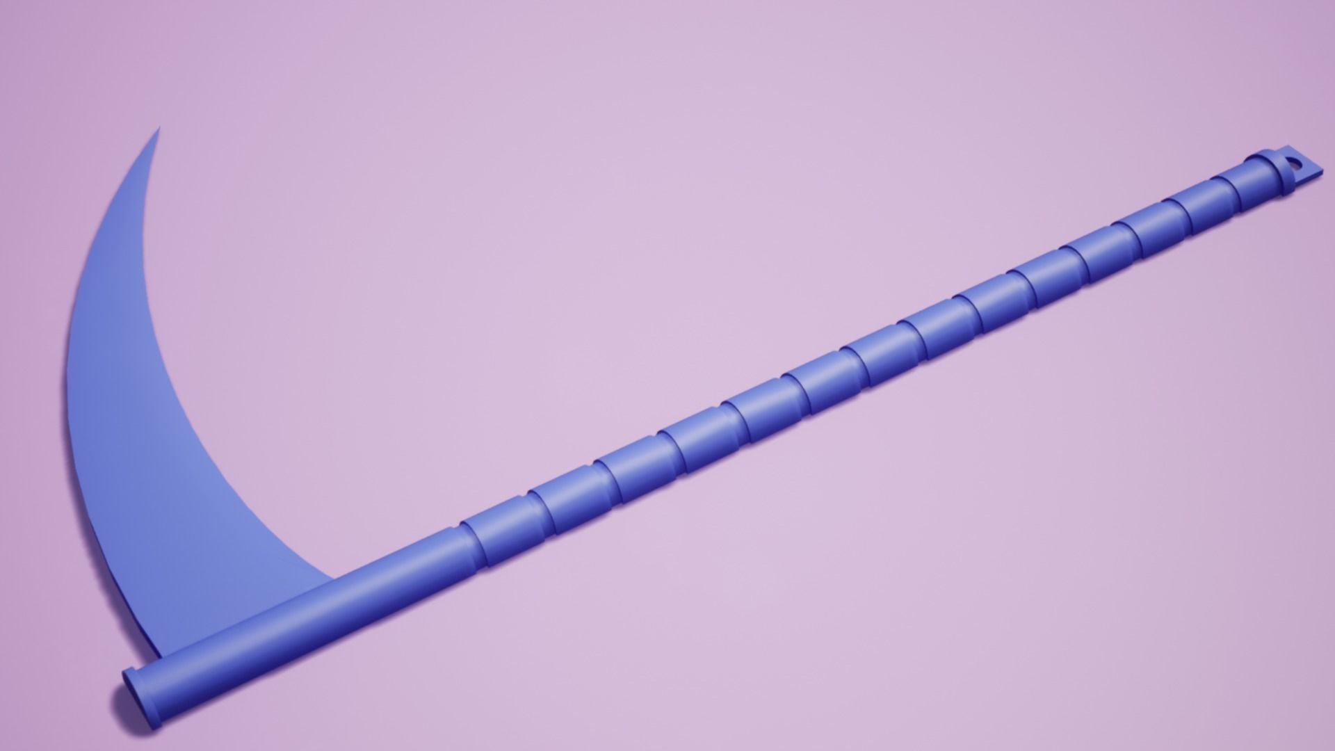 kama weapon 3d print  3D print model_1