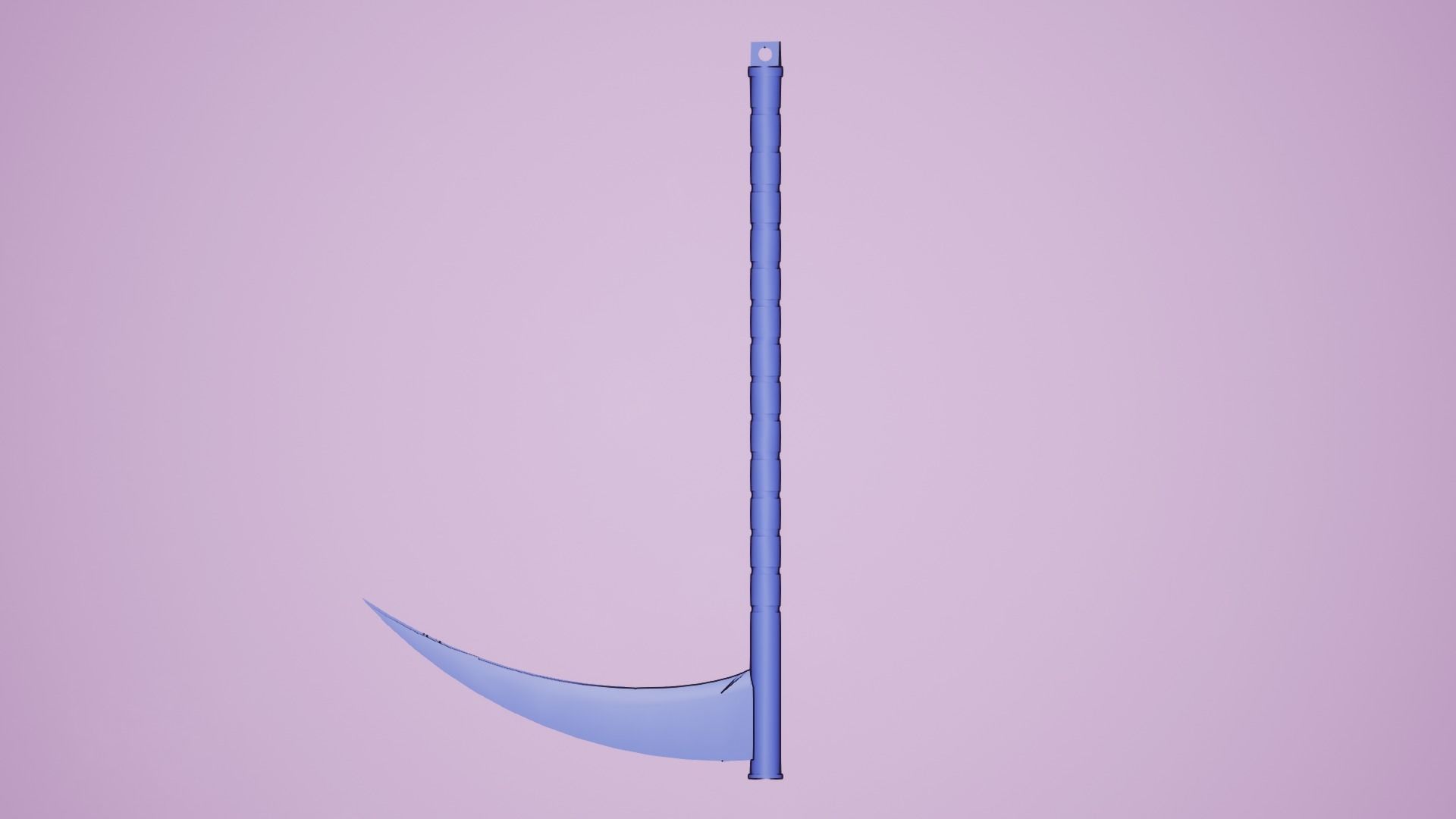 kama weapon 3d print  3D print model_3