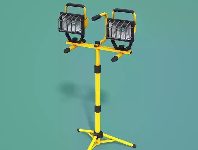 Construction Lantern - Low Poly Mobile Ready Low-poly 3D model