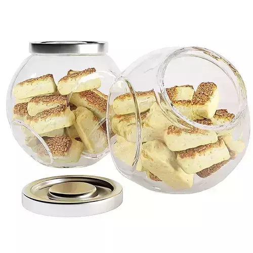 Glass jar cookie content 06