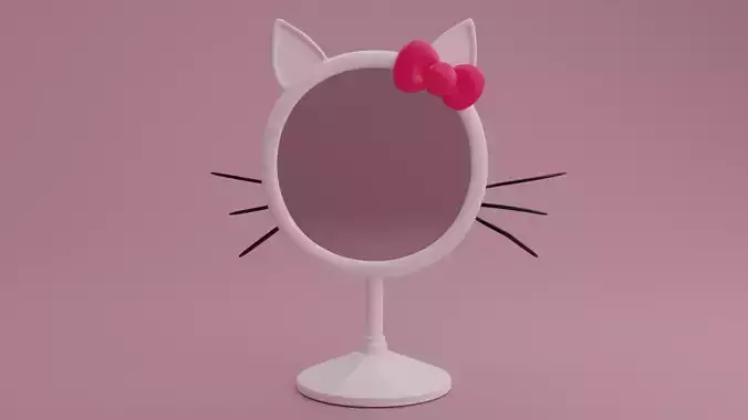 Hello Kitty Mirror 3D model