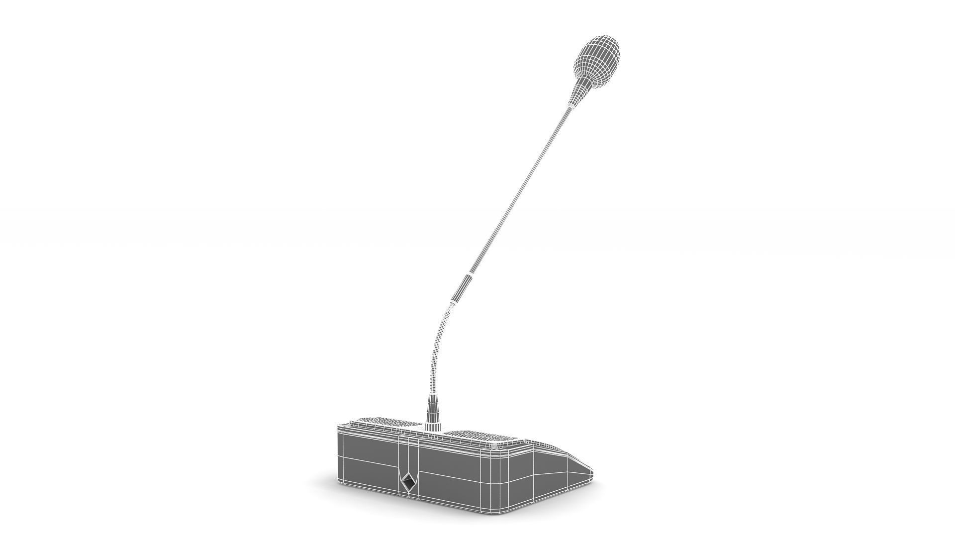 Conference System Microphone 3D model_11