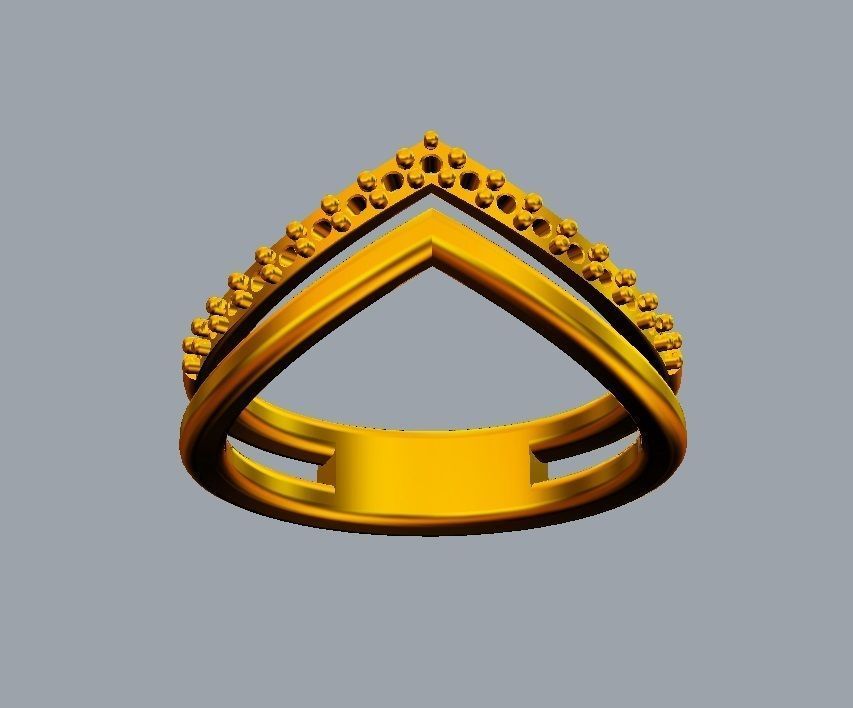 Double Ring 3D print model_8