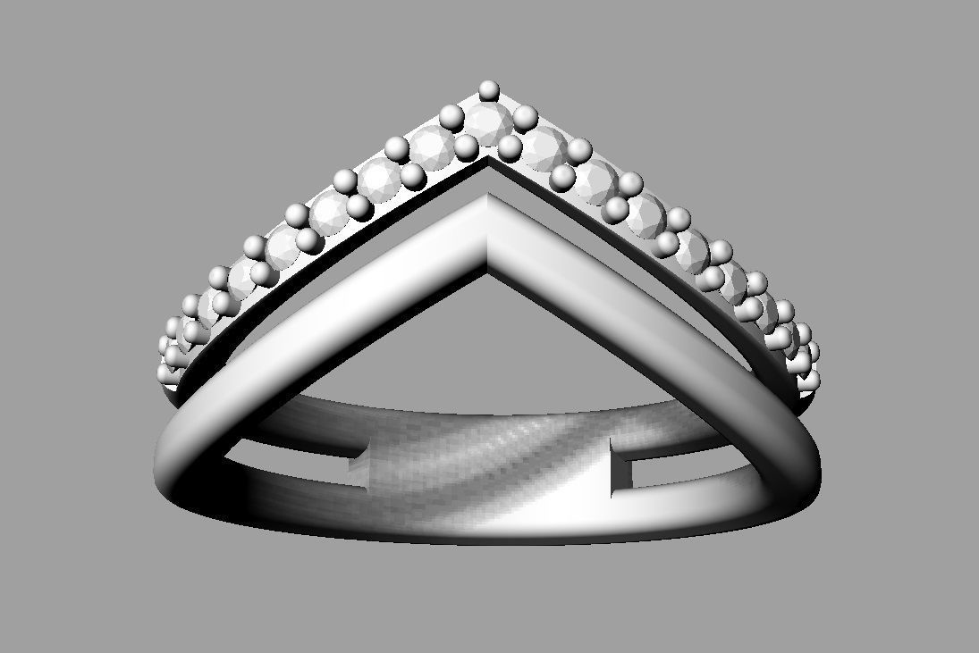 Double Ring 3D print model_11