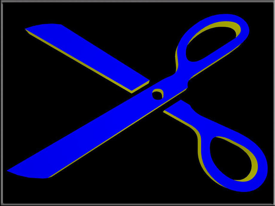 SCISSORS pair of Low-poly 3D model_2